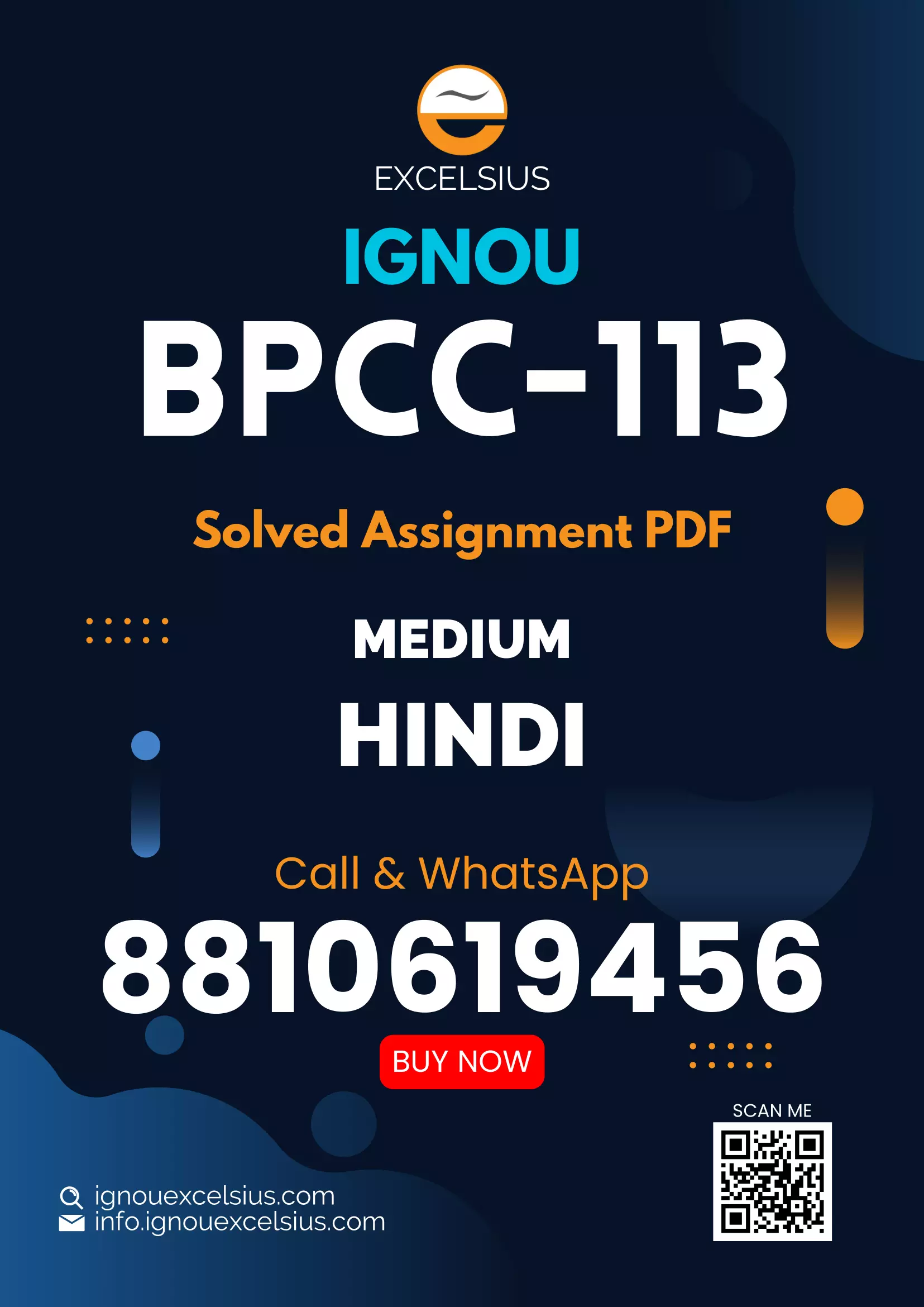 IGNOU BPCC-113 - Understanding and Dealing with Psychological Disorders Latest Solved Assignment-July 2023 - January 2024