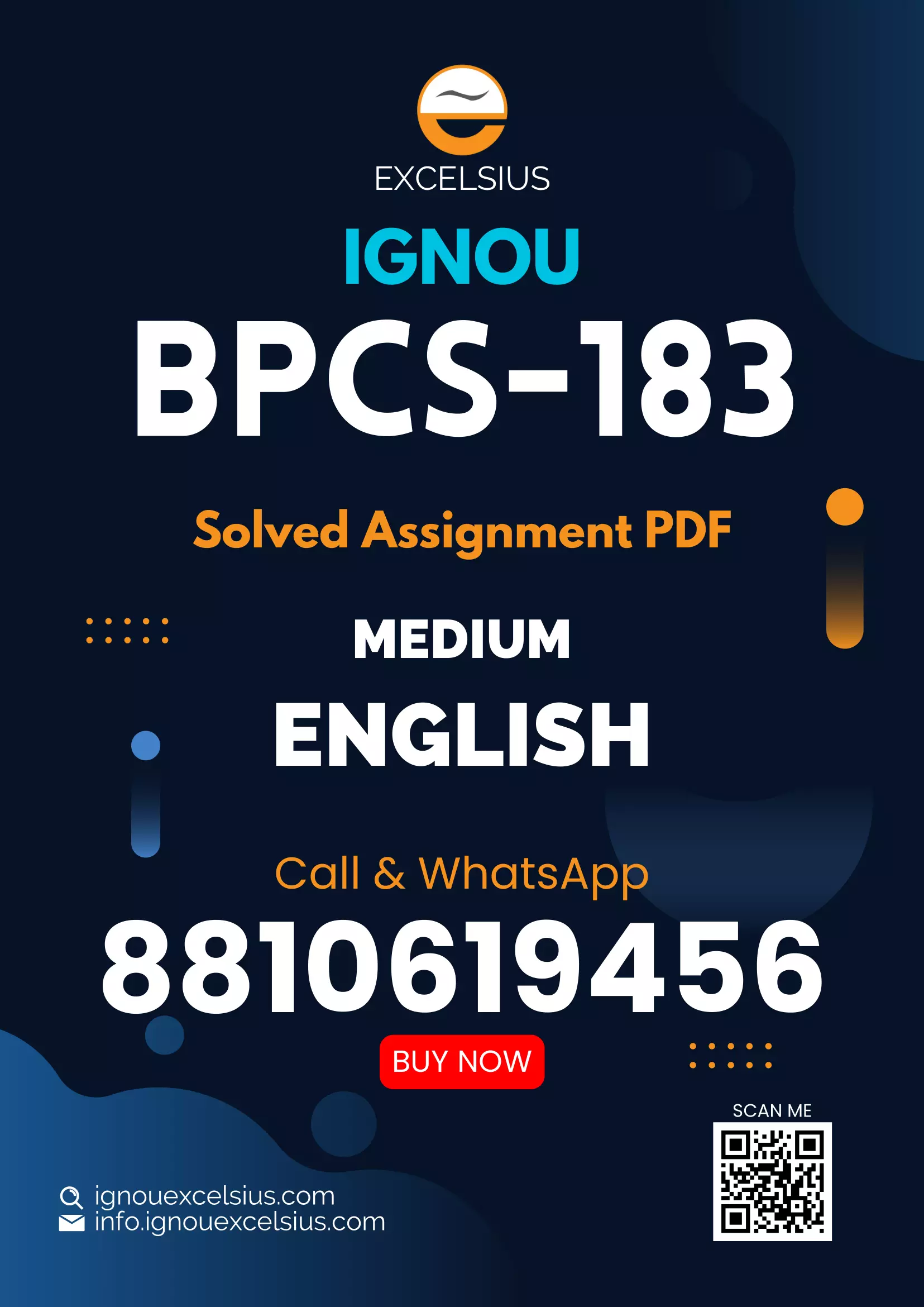 IGNOU BPCS-183 - Emotional Intelligence, Latest Solved Assignment-July 2022 – January 2023