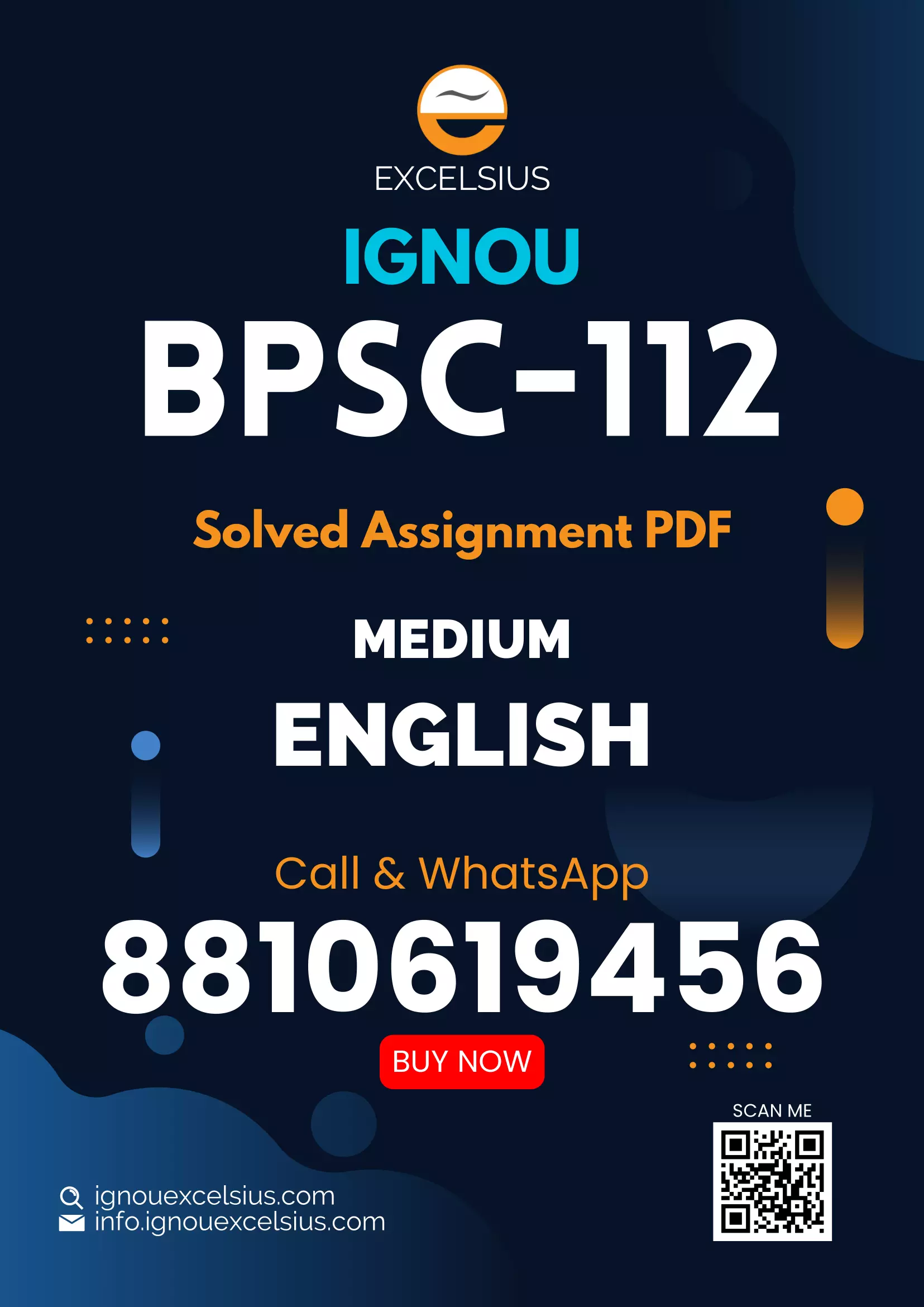 IGNOU BPSC-112 - Indian Political Thought-I, Latest Solved Assignment-July 2022 – January 2023