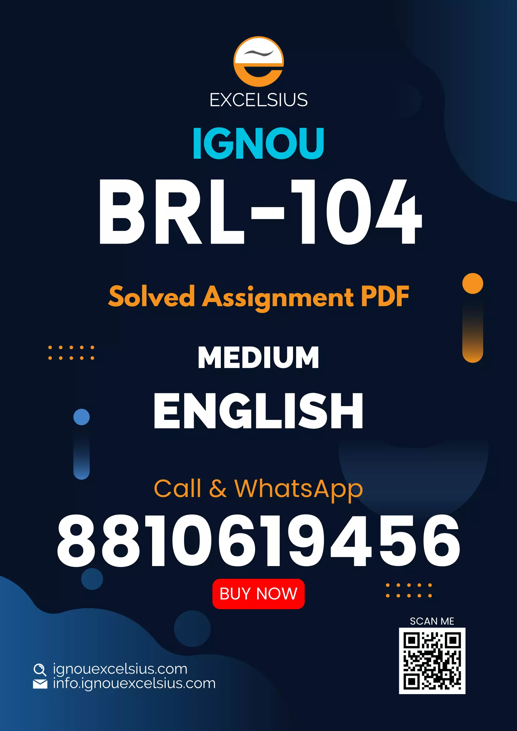 IGNOU BRL-104 - Retail Management Perspectives and Communication Latest Solved Assignment-July 2023 - June 2024