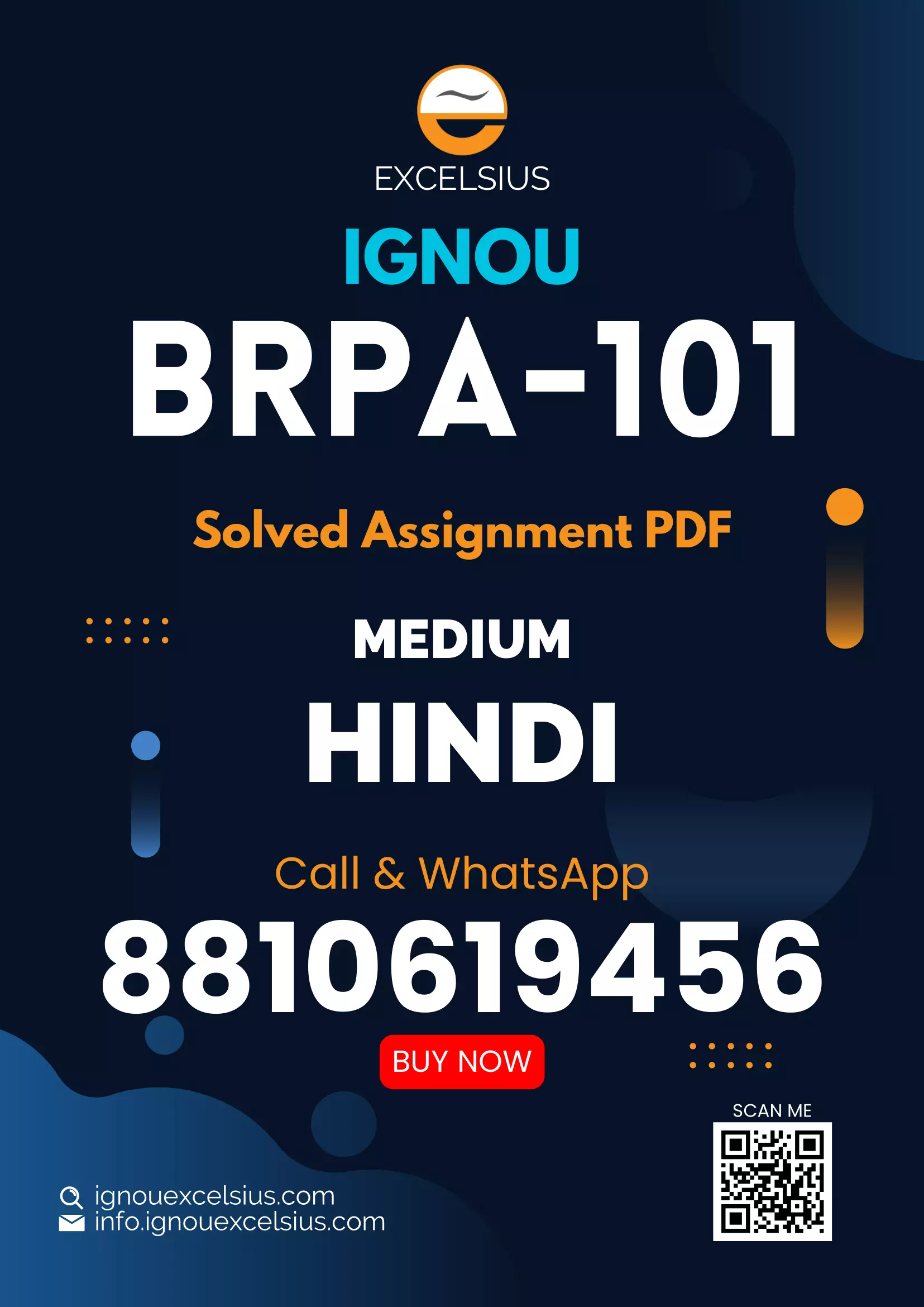 IGNOU BRPA-101 - Radio Lekhan, Latest Solved Assignment-July 2023 - January 2024