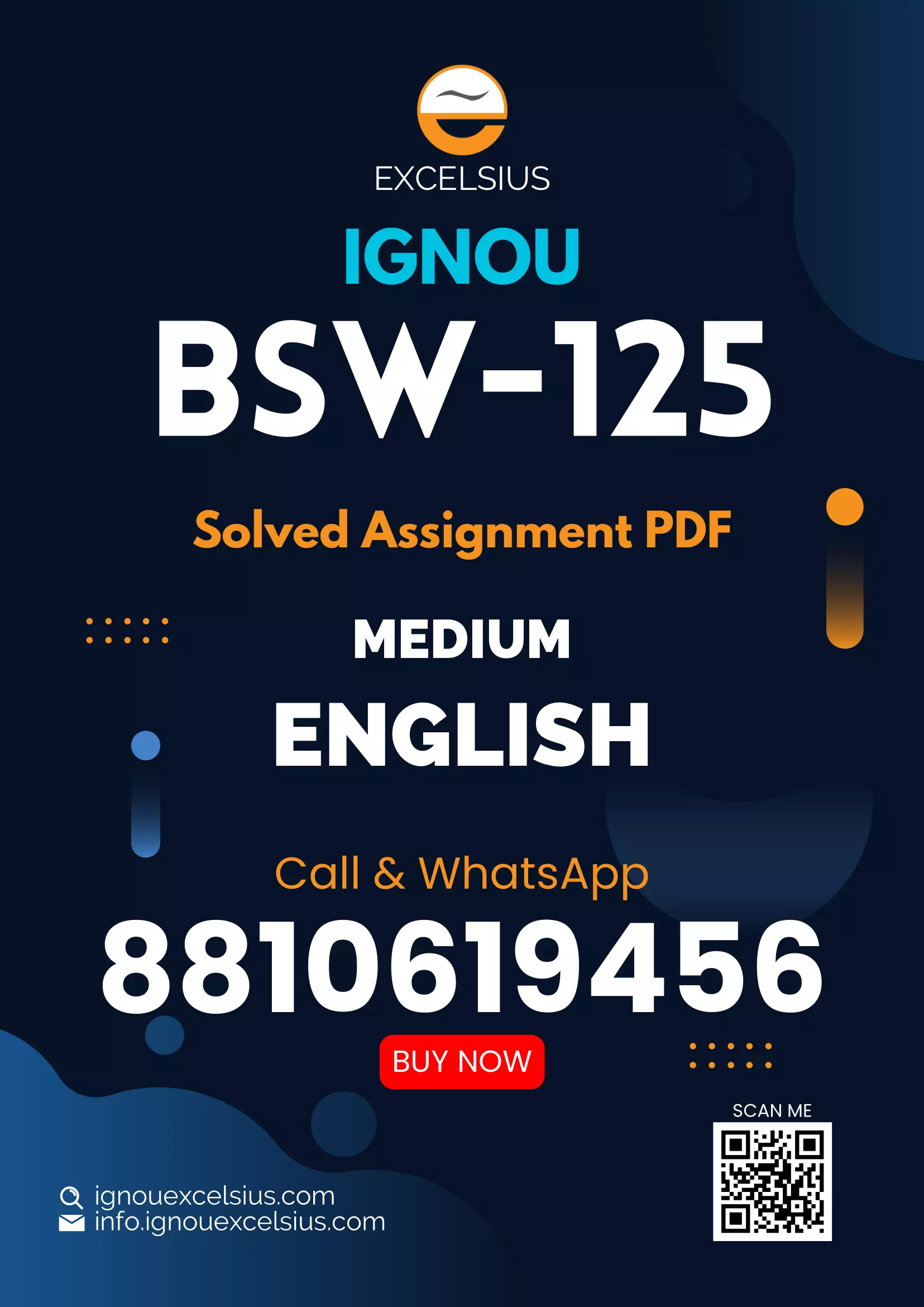IGNOU BSW-125 - Social Case Work and Social Group Work Latest Solved Assignment-July 2022 – January 2023
