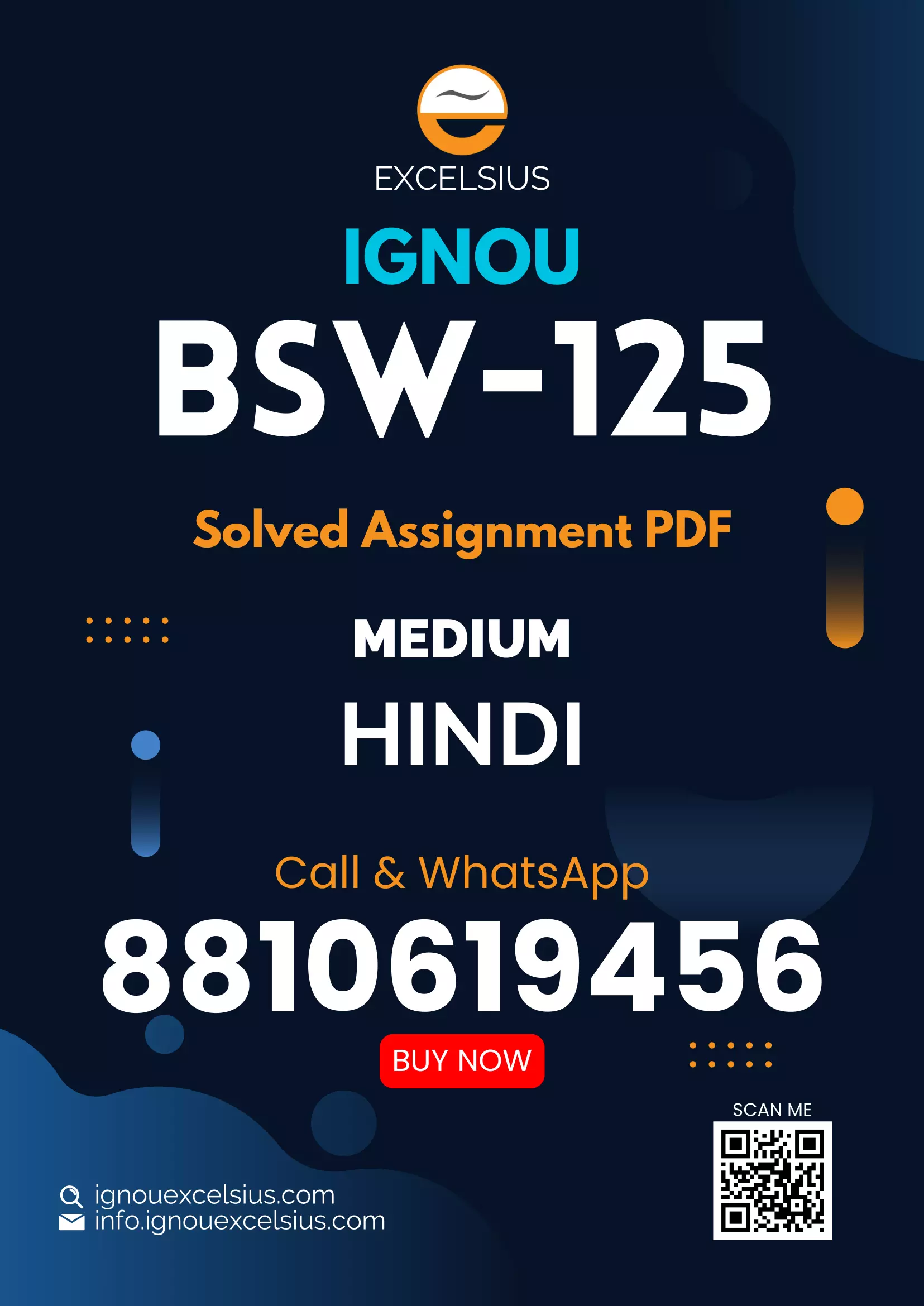 IGNOU BSW-125 - Social Case Work and Social Group Work Latest Solved Assignment-July 2023 - January 2024