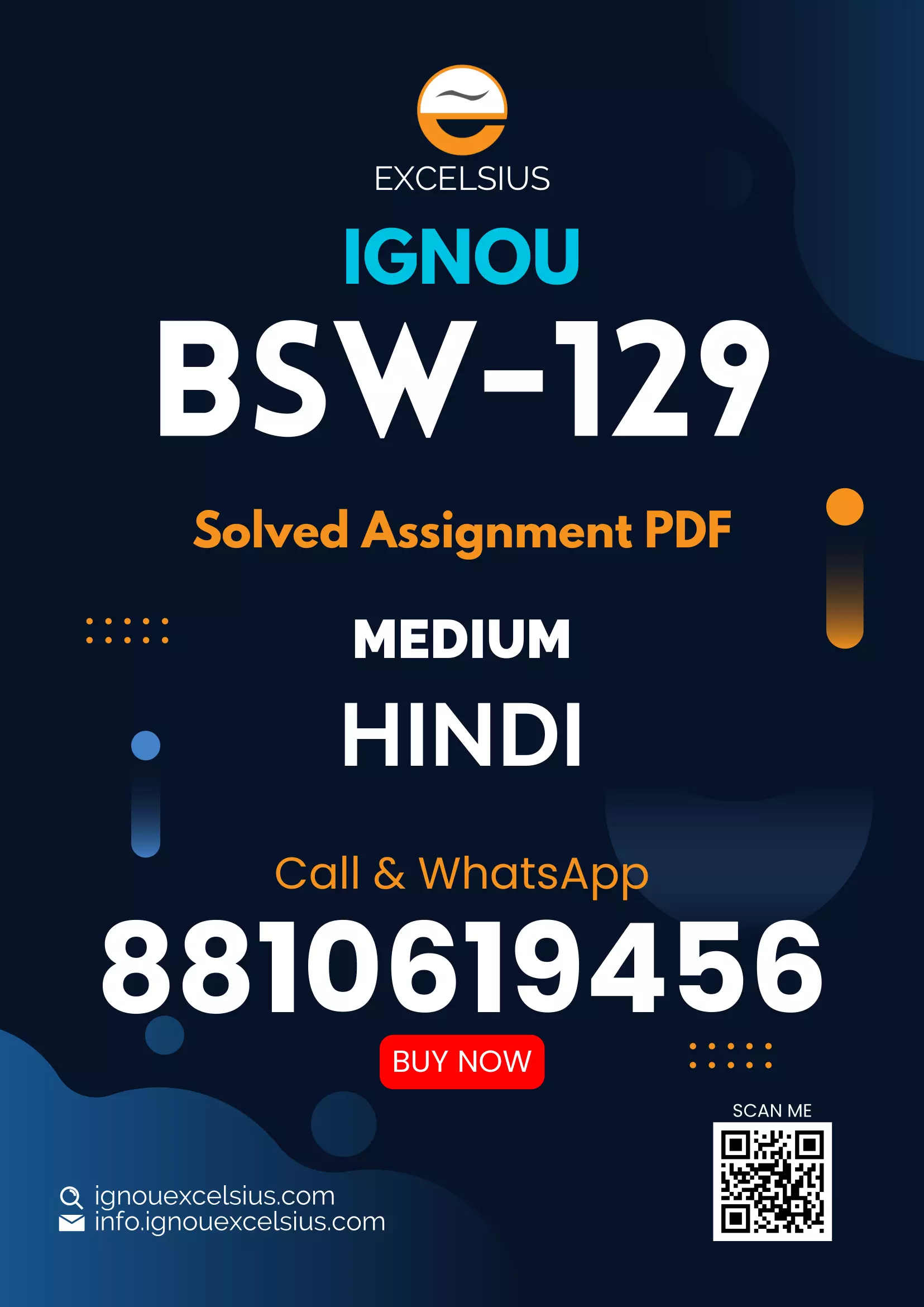 IGNOU BSW-129 - Research Methods in Social Work Latest Solved Assignment-July 2022 – January 2023