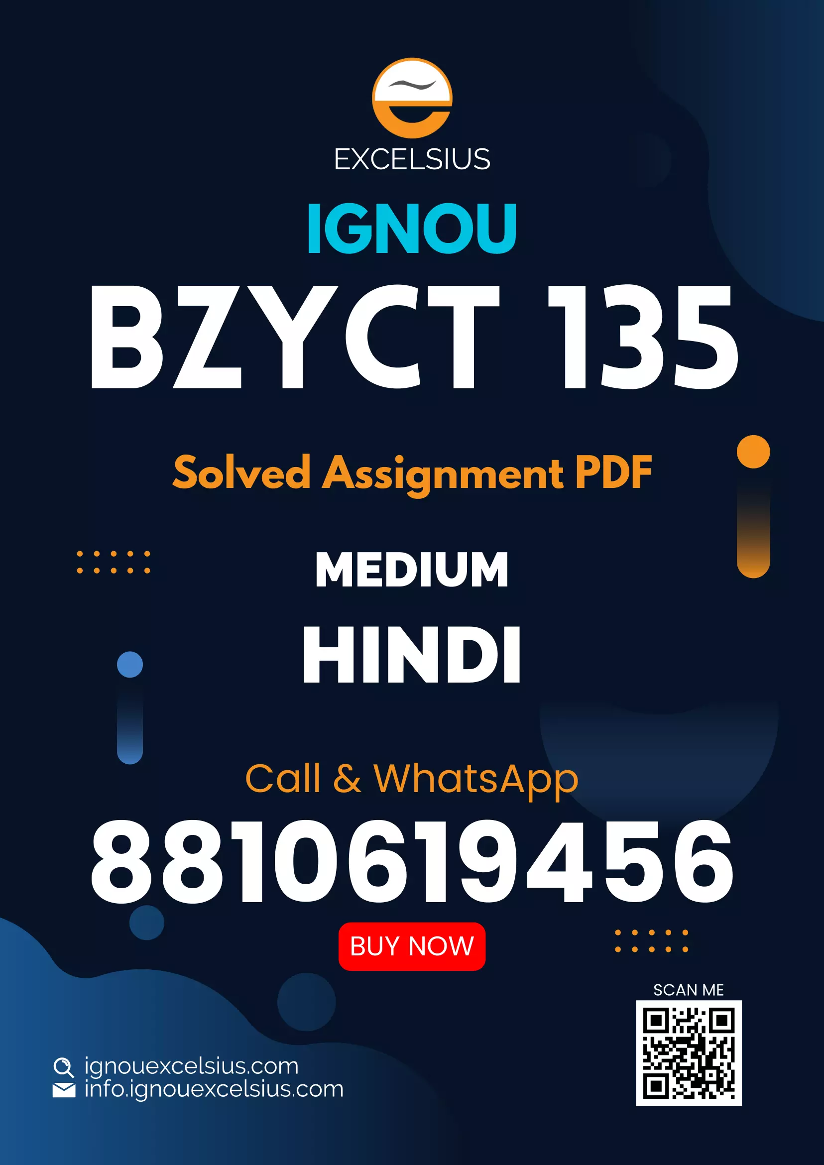 IGNOU BZYCT-135 - Physiology and Biochemistry, Latest Solved Assignment-January 2023 - December 2023