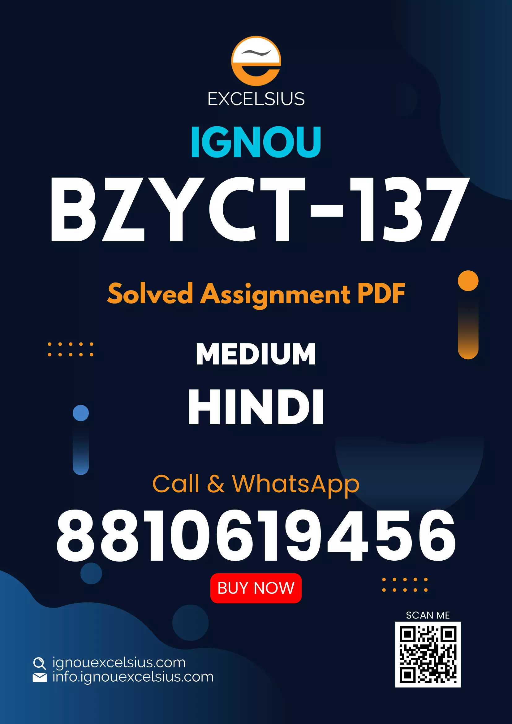 IGNOU BZYCT-137 - Genetics and Evolutionary Biology, Latest Solved Assignment-January 2024 - December 2024