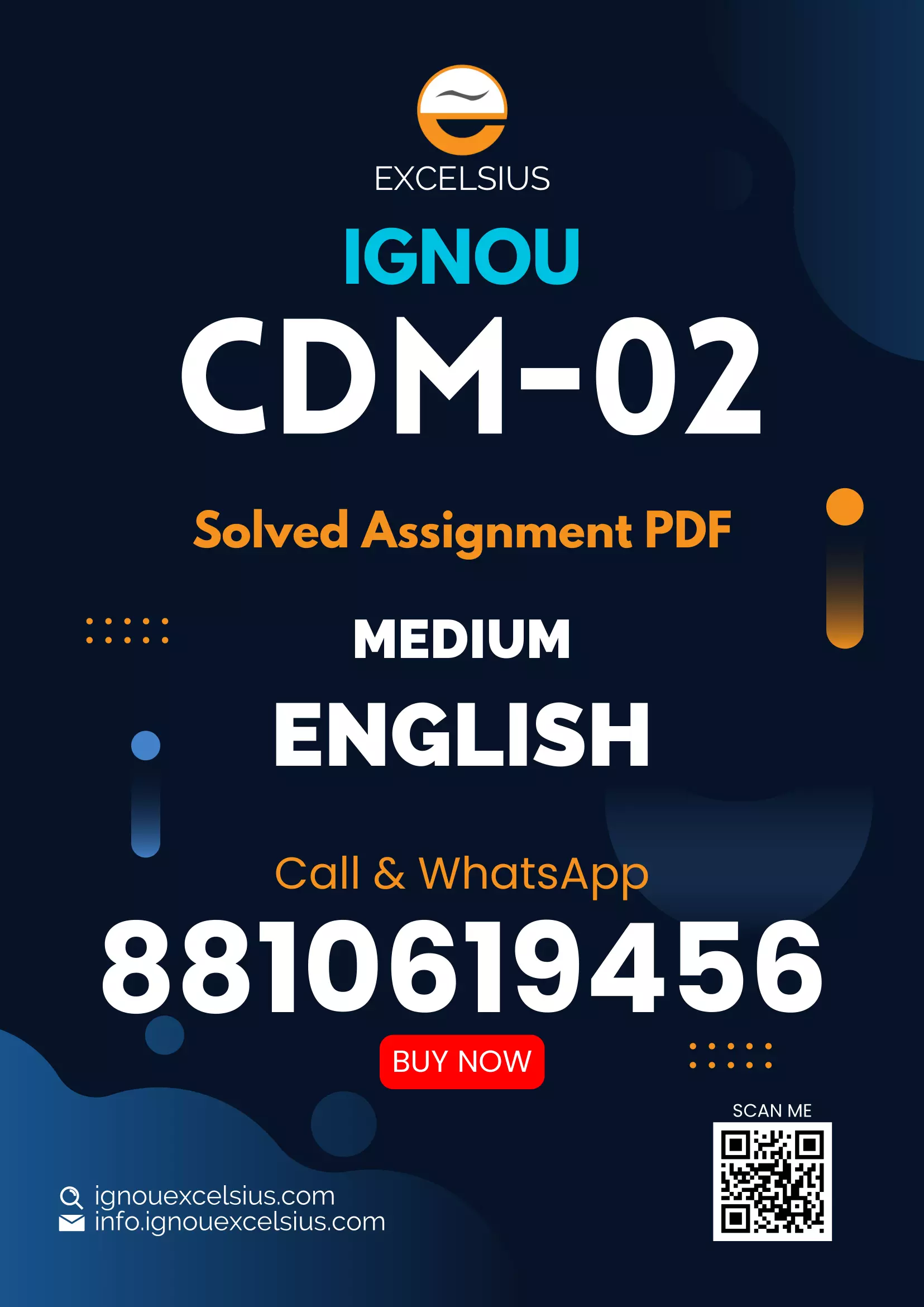 IGNOU CDM-02 - Disaster Management: Methods and Techniques Latest Solved Assignment-January 2023 - December 2023