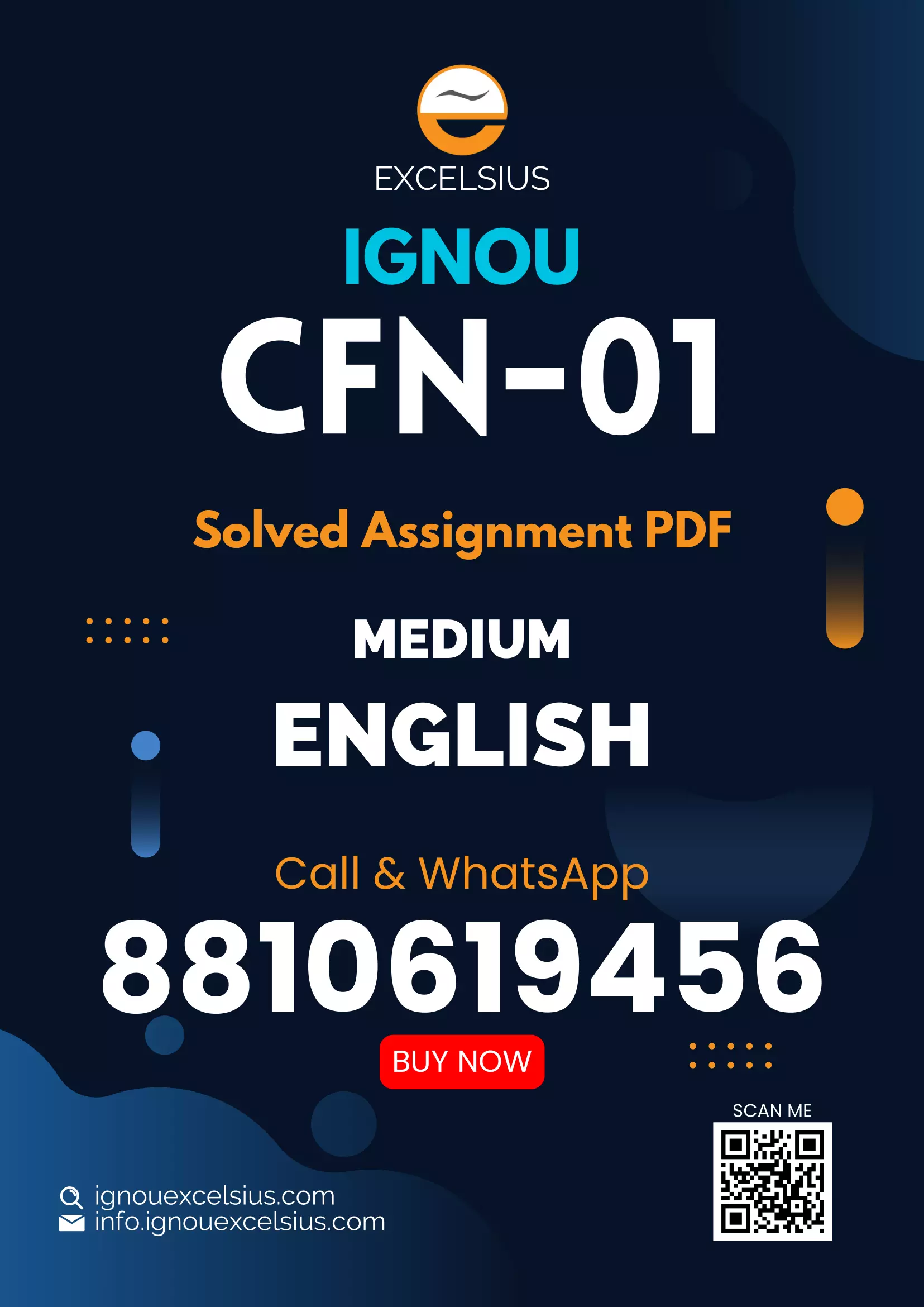 IGNOU CFN-01 - You and Your Food Latest Solved Assignment-January 2023 - July 2023