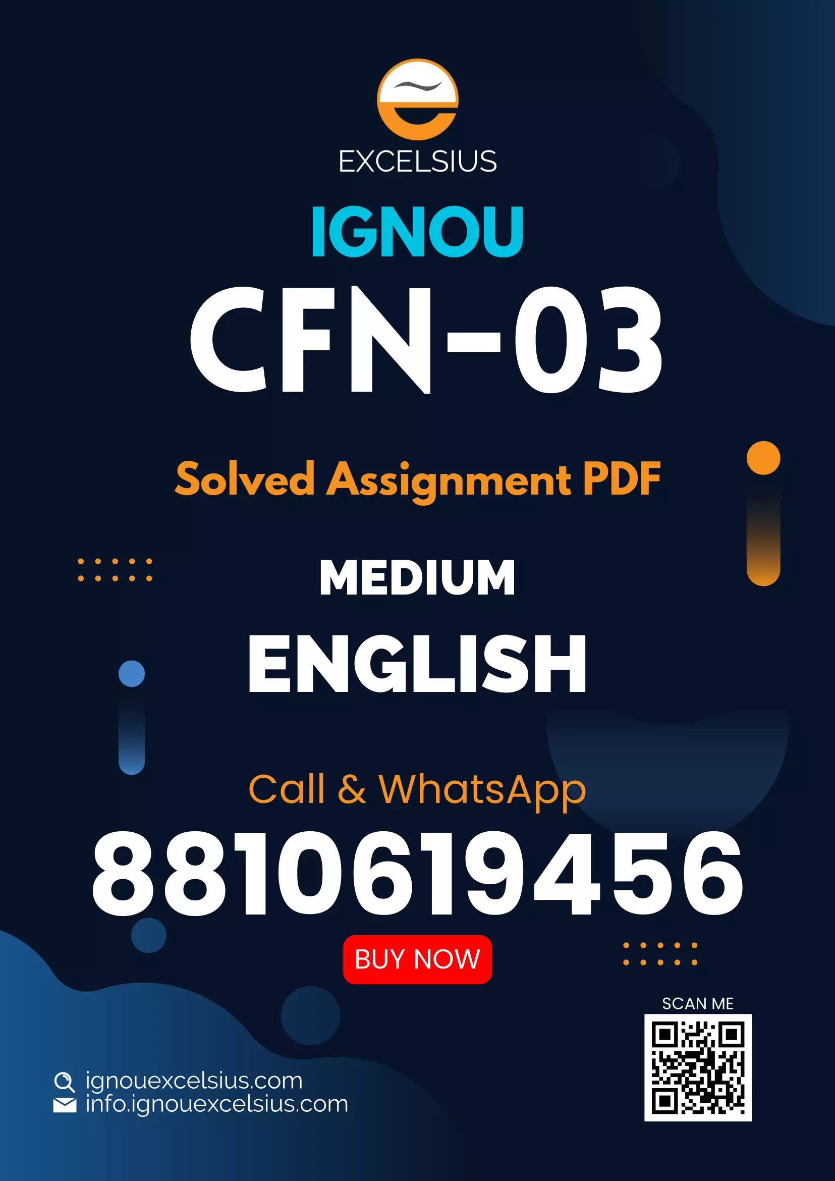 IGNOU CFN-03 - Economics of Food Latest Solved Assignment-January 2023 - July 2023