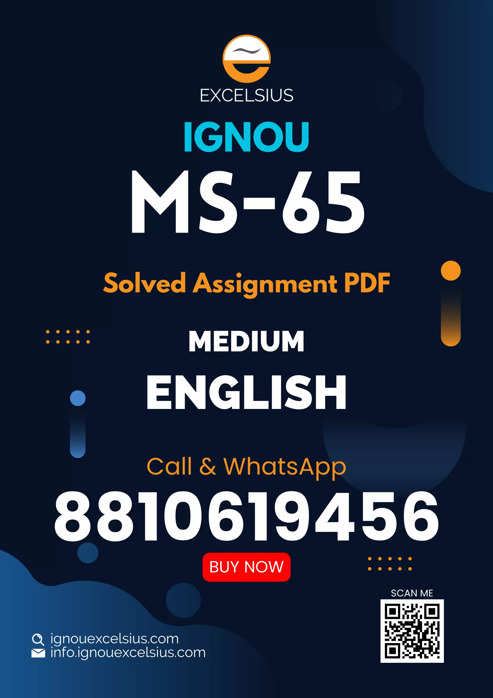 IGNOU MS-65 - Marketing of Services Latest Solved Assignment-January 2023 - July 2023