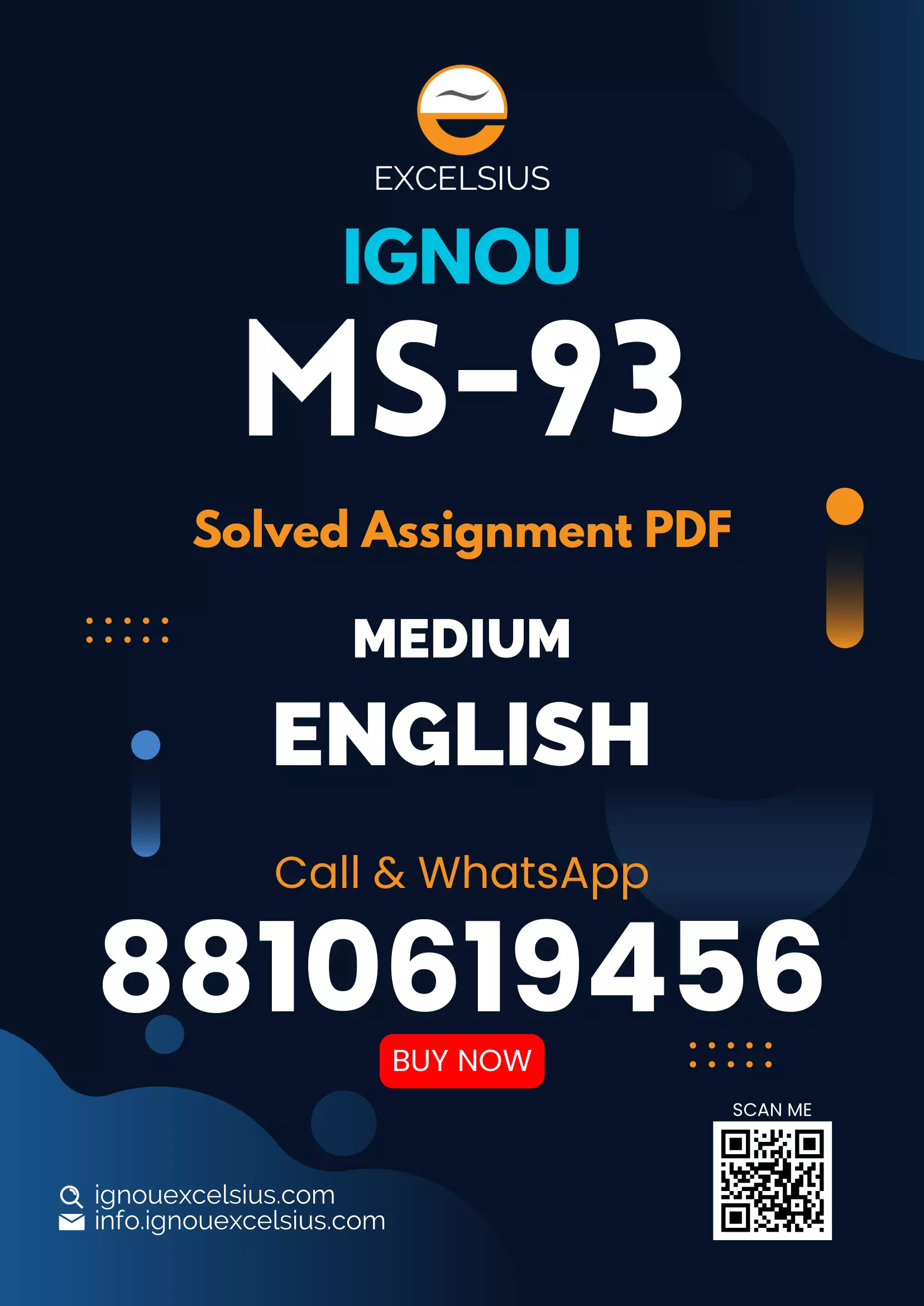 IGNOU MS-93 - Management of New and Small Enterprises Latest Solved Assignment-January 2023 - July 2023