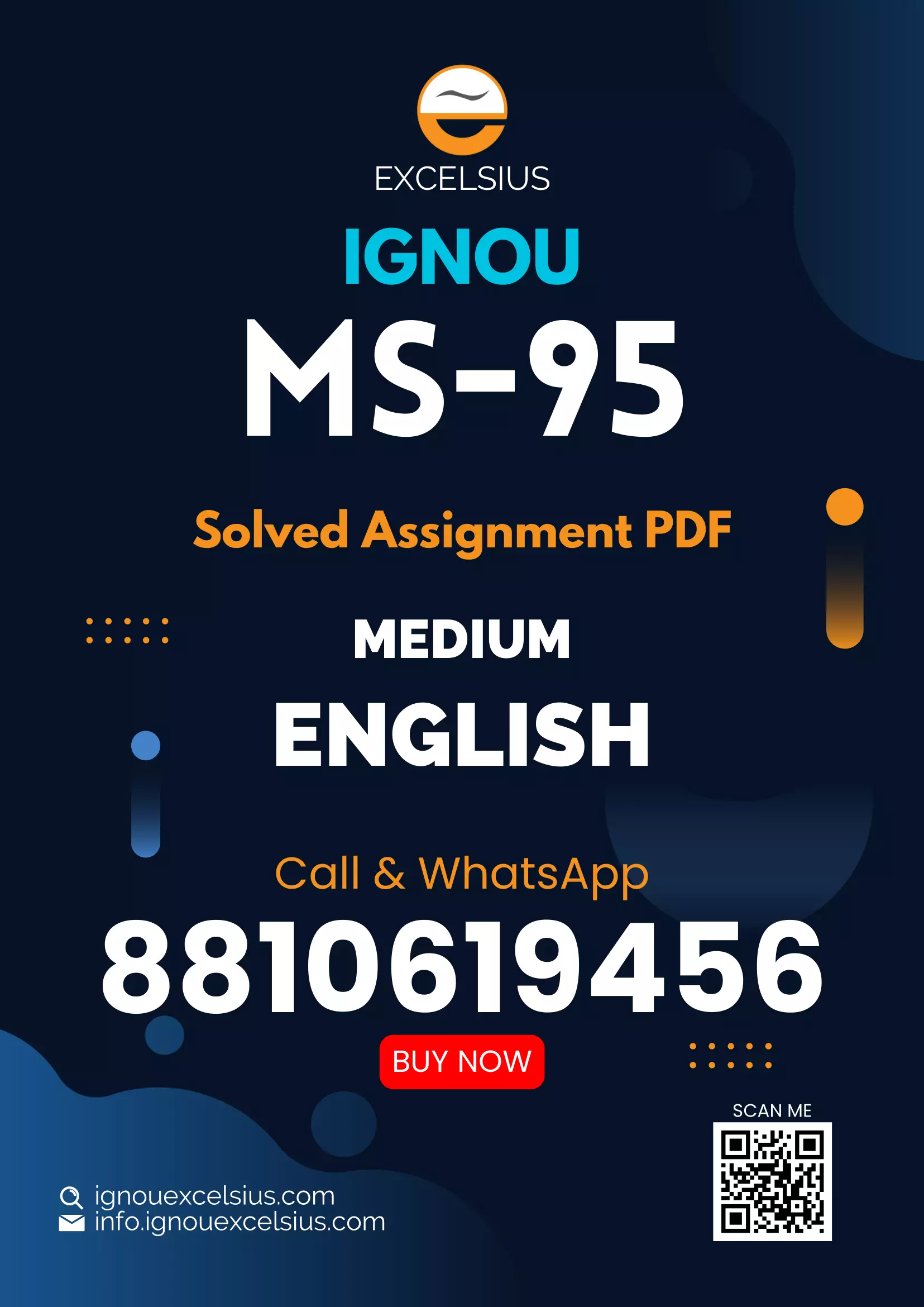 IGNOU MS-95 - Research Methodology for Management Decisions Latest Solved Assignment-January 2023 - July 2023