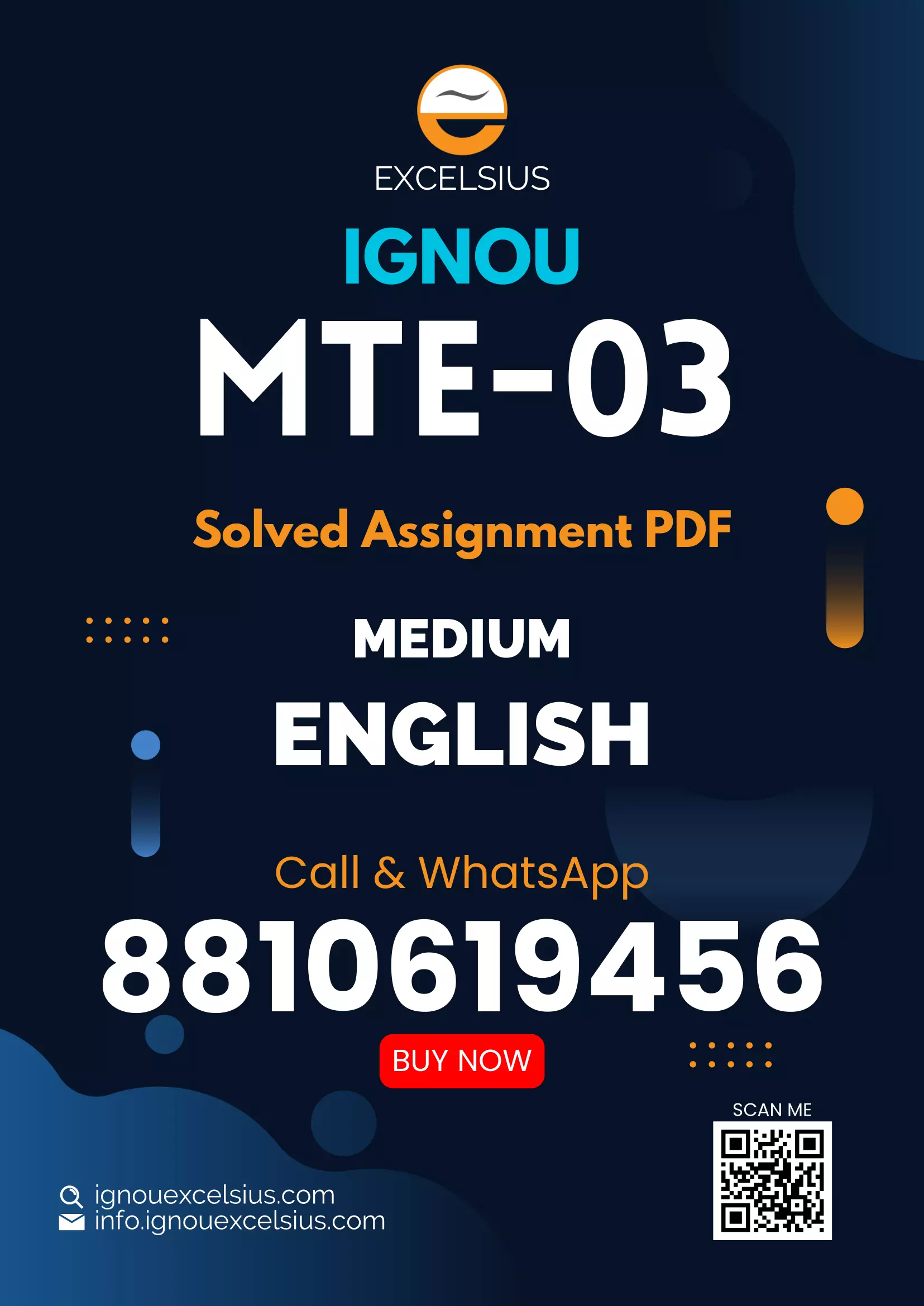 IGNOU MTE-03 - Mathematical Methods, Latest Solved Assignment-January 2024 - December 2024