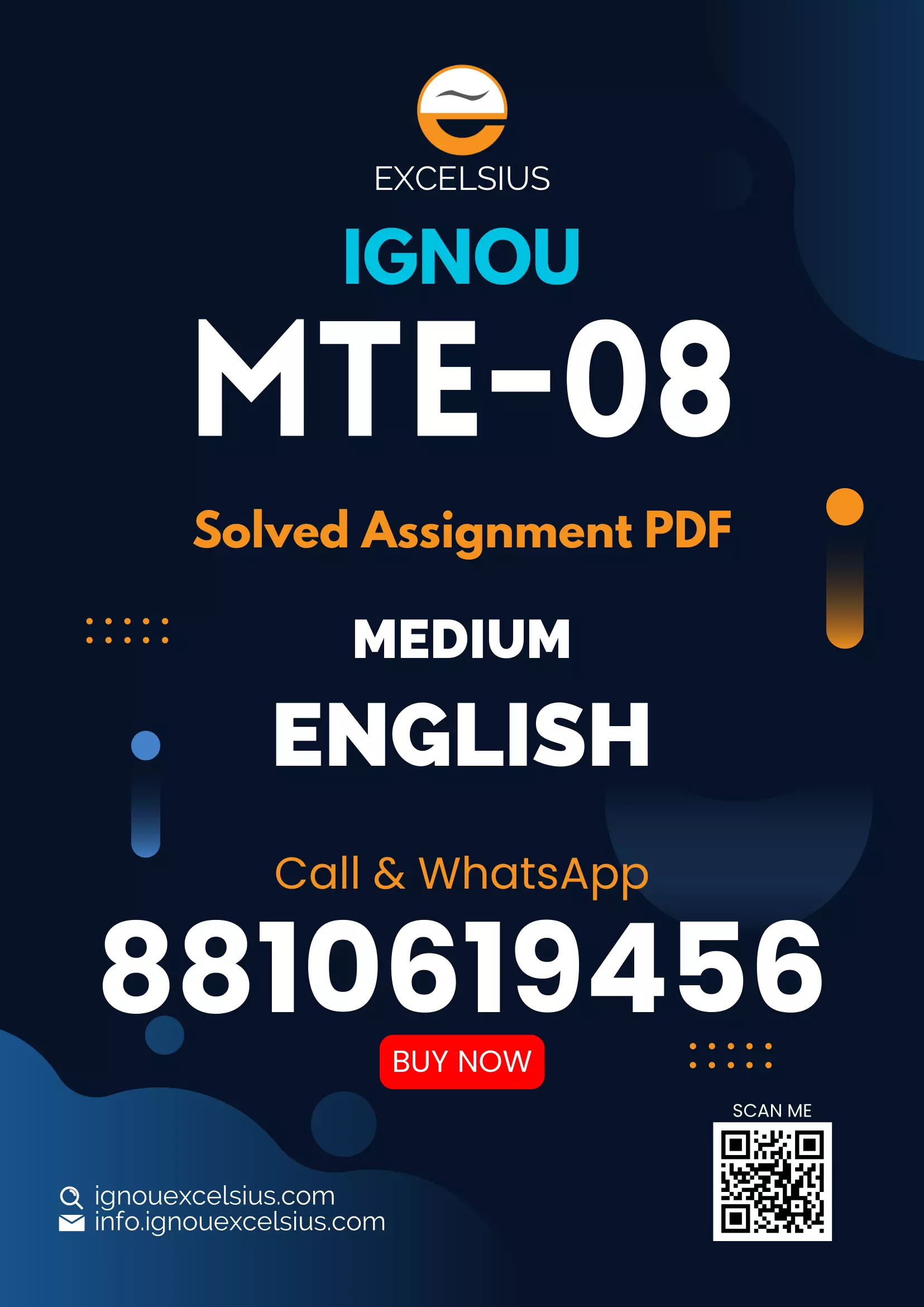 IGNOU MTE-08 - Differential Equations, Latest Solved Assignment-January 2023 - December 2023