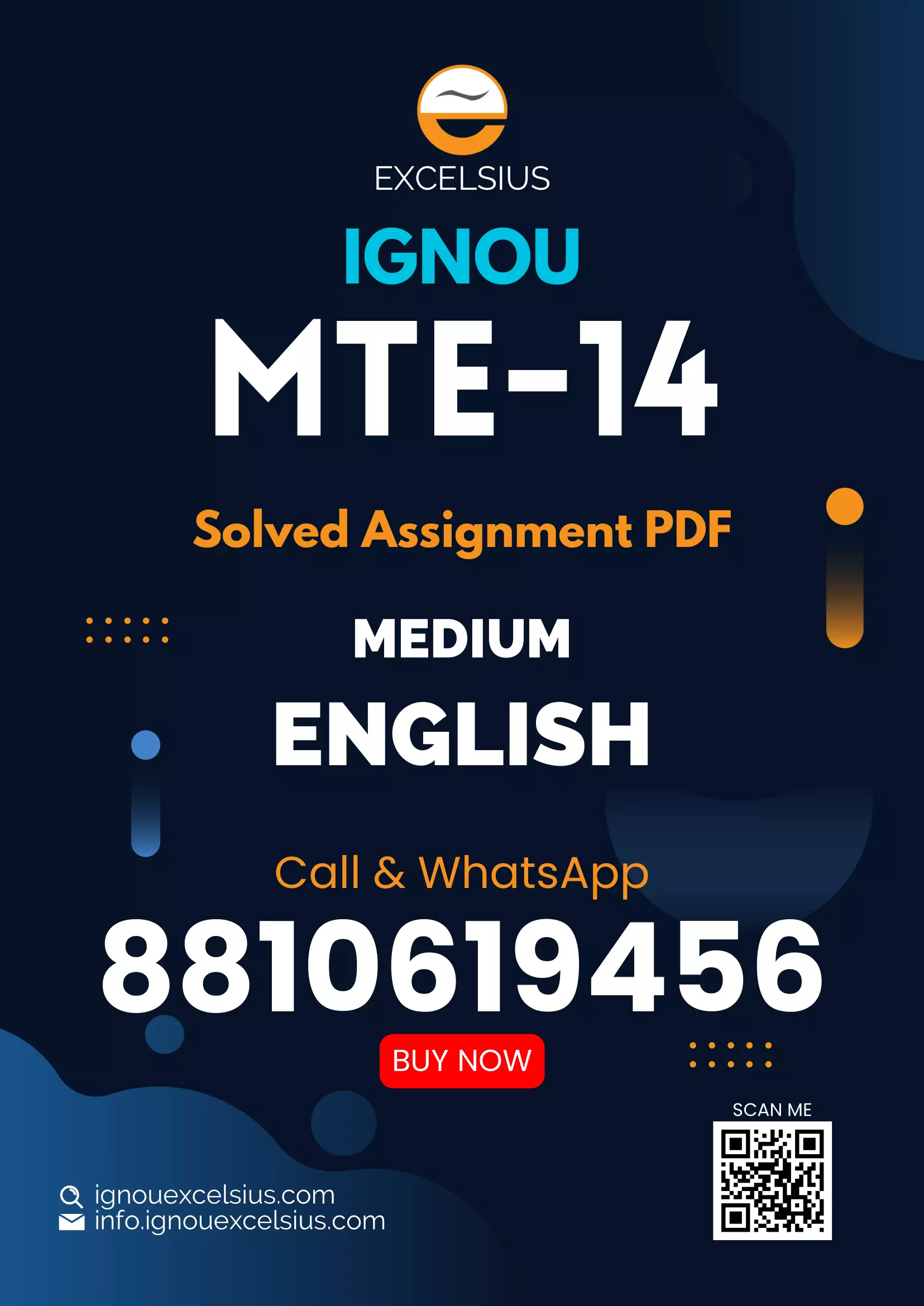 IGNOU MTE-14 - Mathematical Modelling, Latest Solved Assignment -January 2023 - December 2023