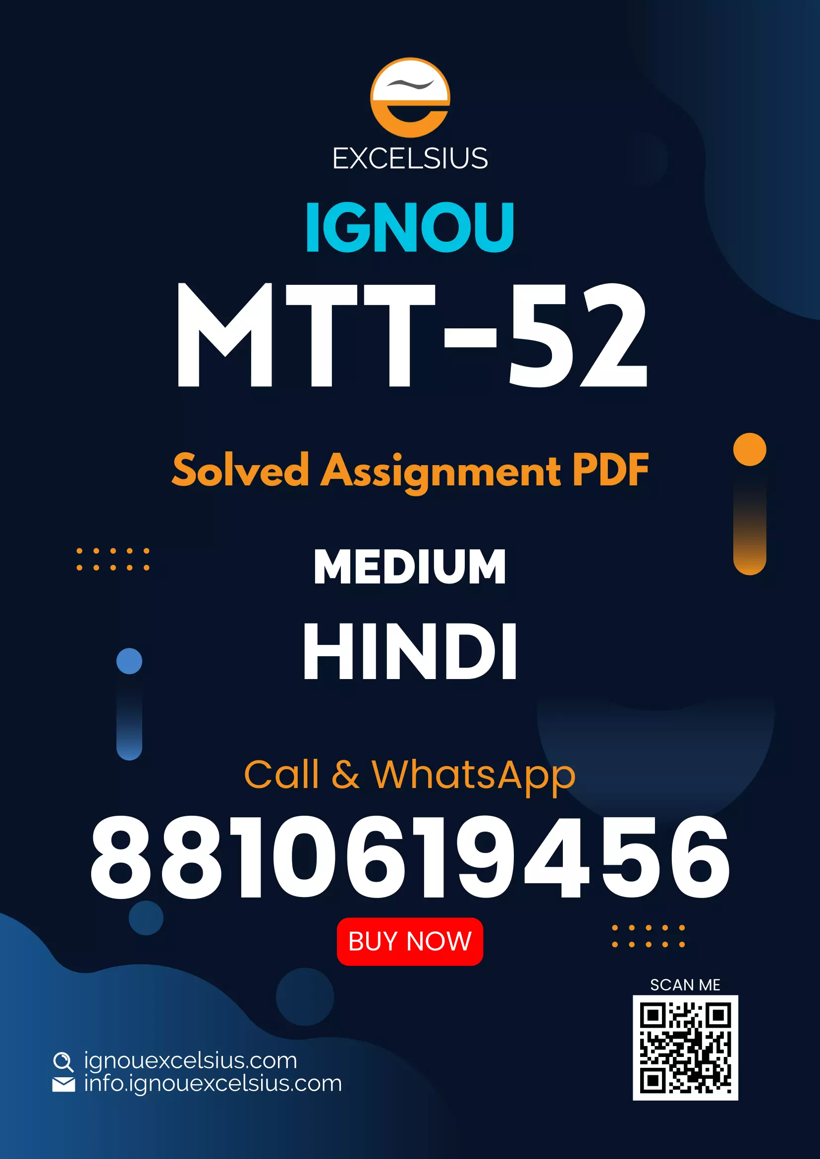 IGNOU MTT-52 - Anuvad: Prakriya Aur Pravidhi Latest Solved Assignment-July 2023 – January 2024