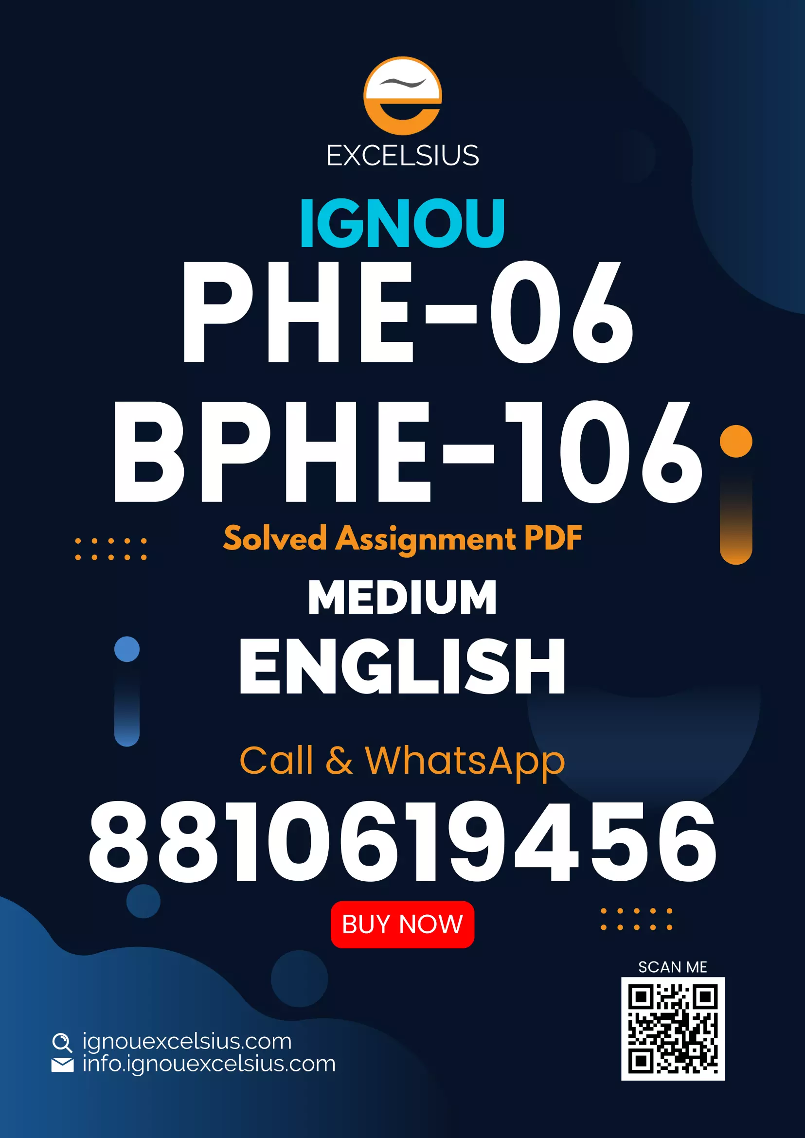 IGNOU BPHE-106/PHE-06 - Thermodynamics and Statistical Mechanics, Latest Solved Assignment-January 2024 - December 2024
