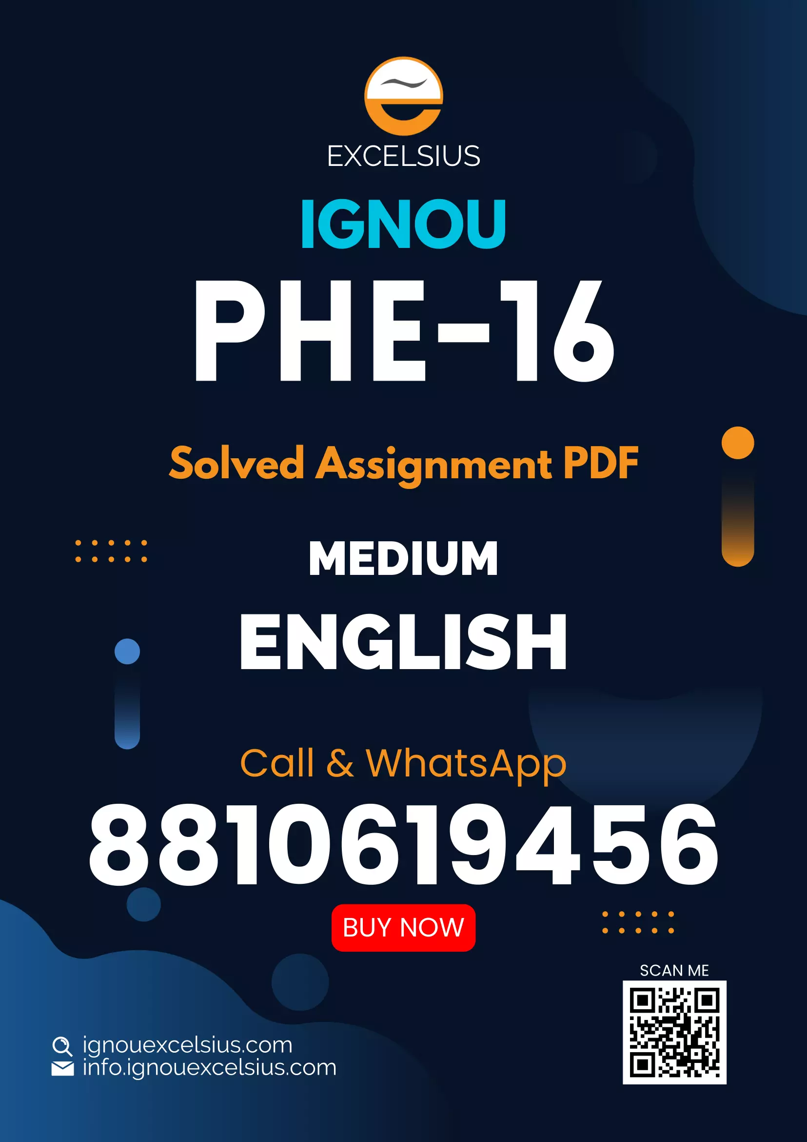 IGNOU PHE-16 - Communication Physics, Latest Solved Assignment-January 2024 - December 2024