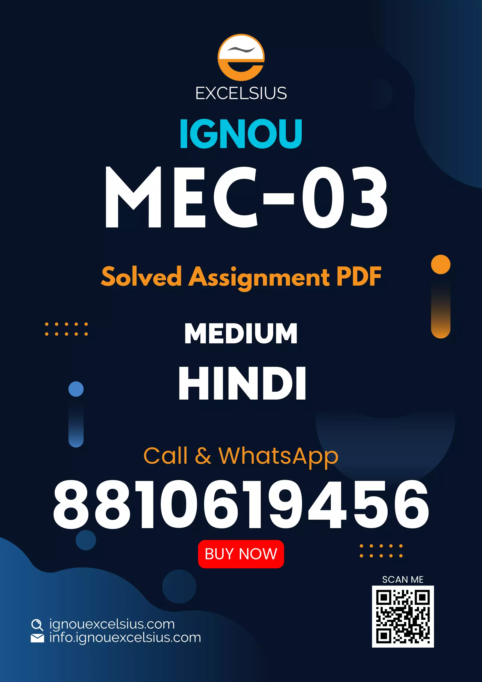 IGNOU MEC-03 - Quantitative Methods Latest Solved Assignment-July 2022 – January 2023