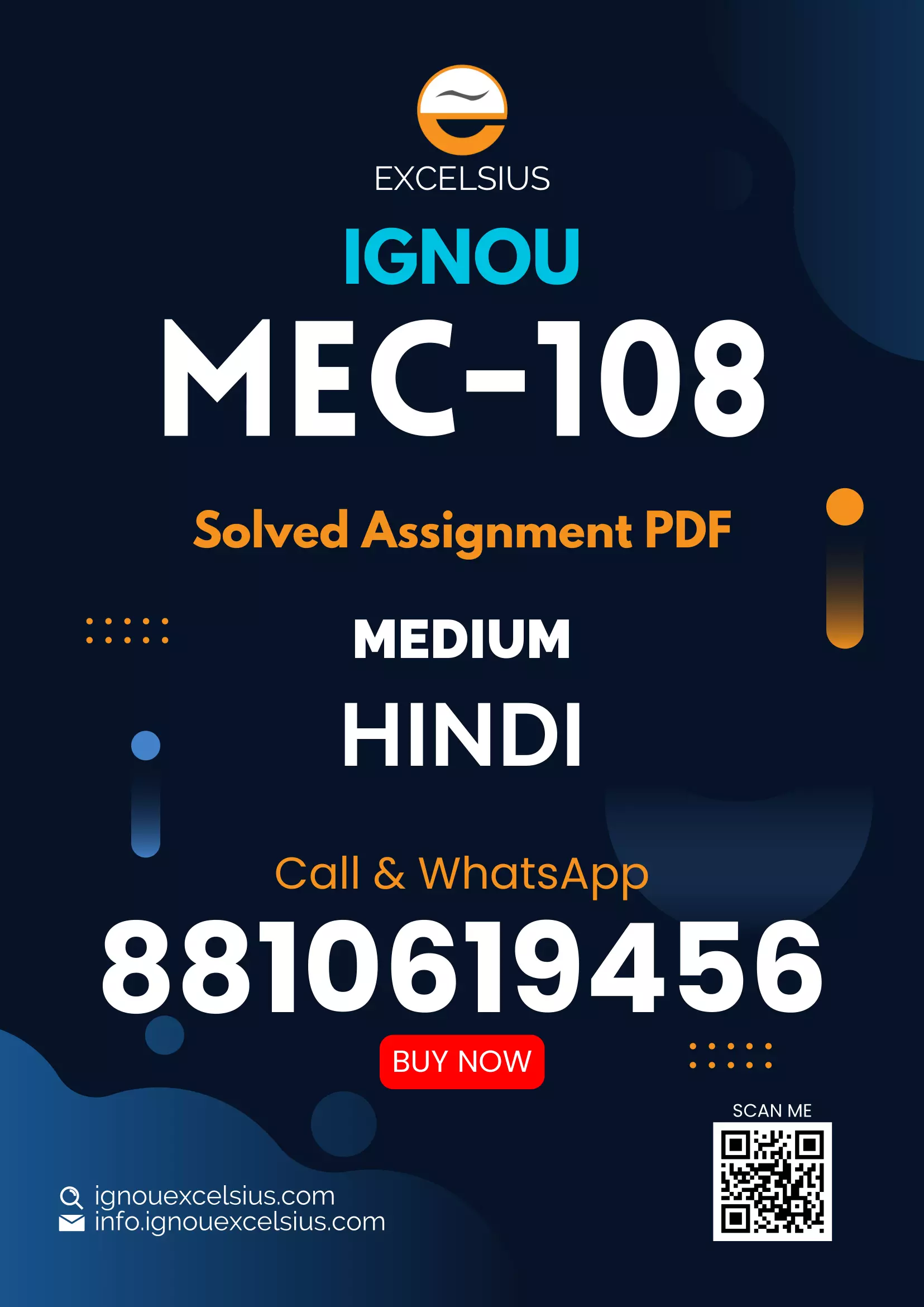 IGNOU MEC-108 - Economics of Social Sector and Environment Latest Solved Assignment-July 2023 - January 2024