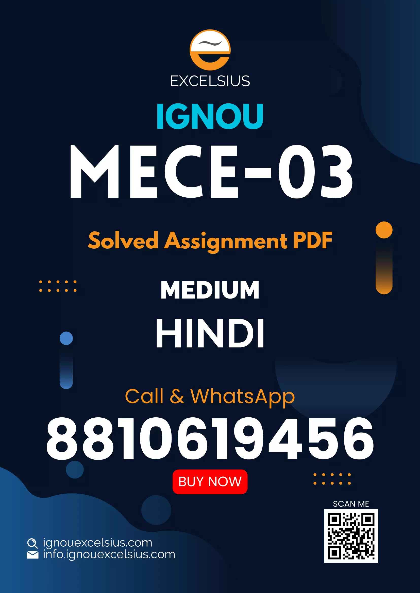 IGNOU MECE-03 - Actuarial Economics: Theory and Practice Latest Solved Assignment-July 2023 - January 2024