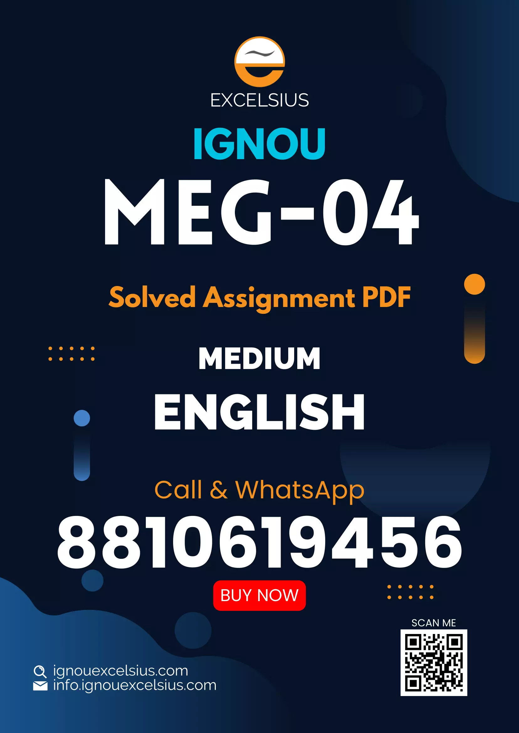 IGNOU MEG-04 - Aspects of Language-July 2023 – January 2024
