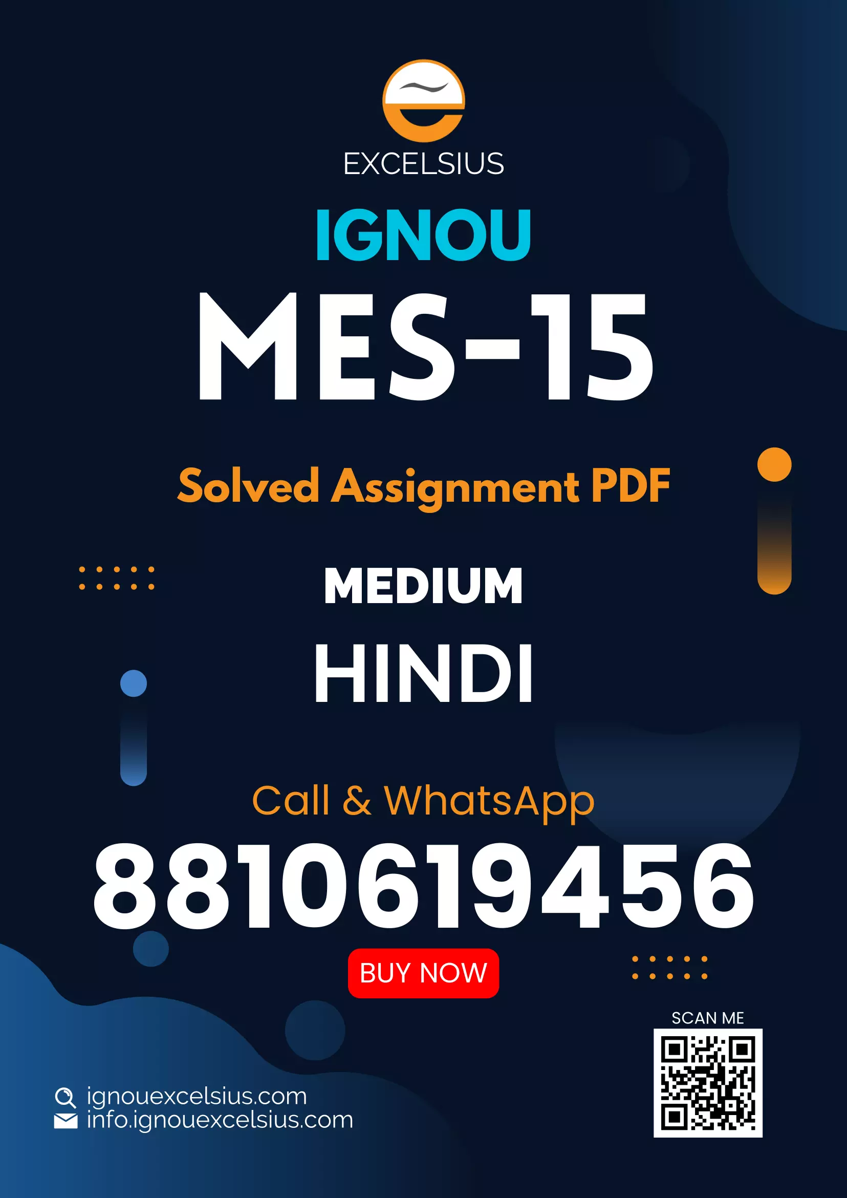 IGNOU MES-15 - Operational Dimensions of Education, Latest Solved Assignment-January 2023 - July 2023