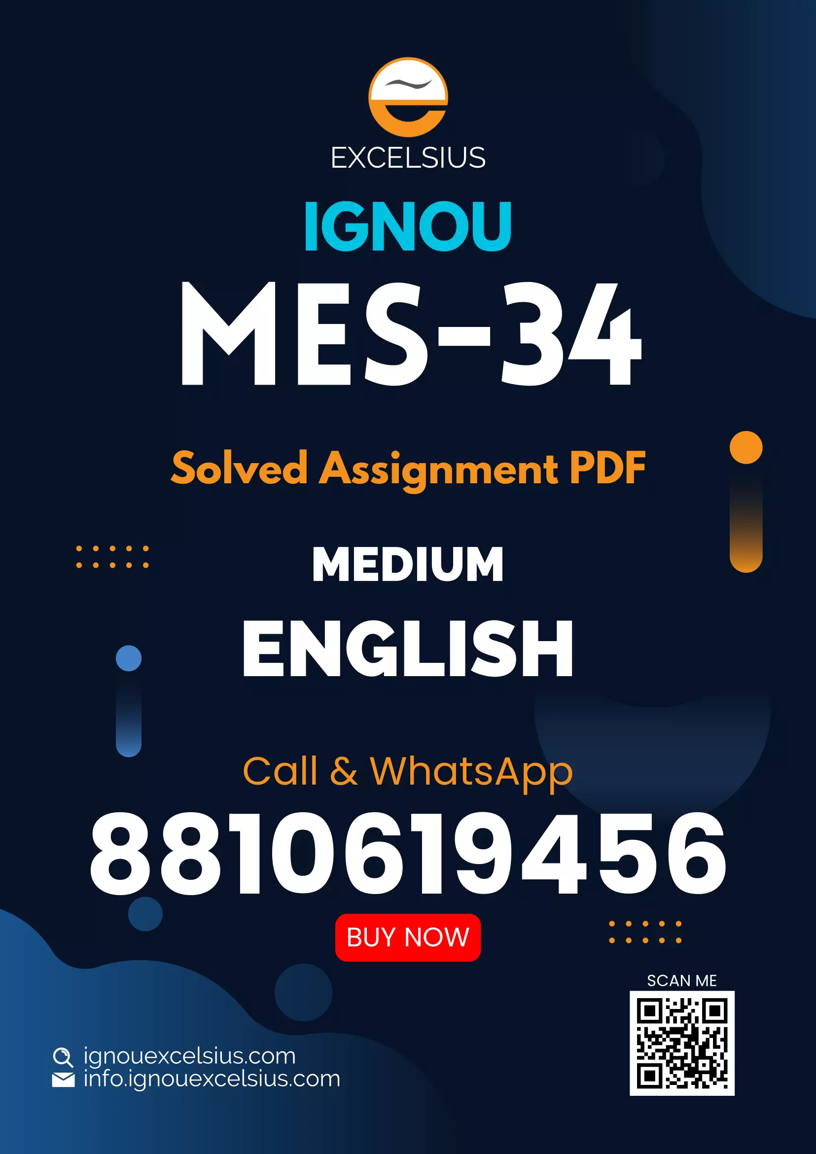 IGNOU MES-34 - Designing Courseware, Latest Solved Assignment-January 2023 - July 2023