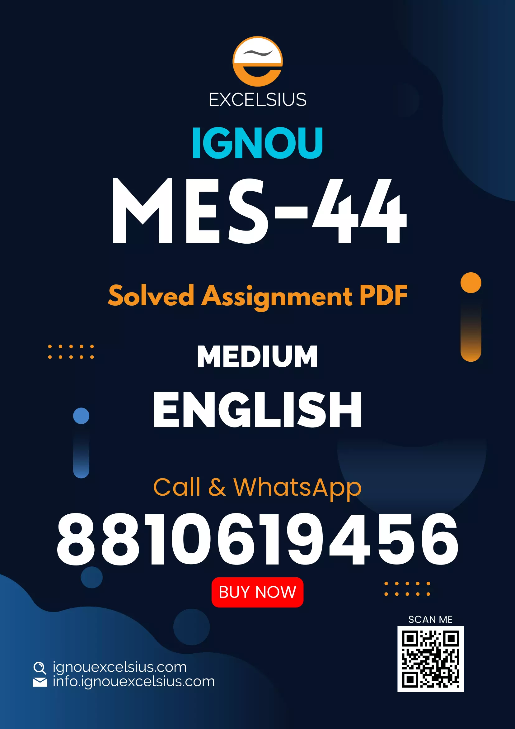 IGNOU MES-44 - Institutional Management, Latest Solved Assignment -January 2024 - July 2024