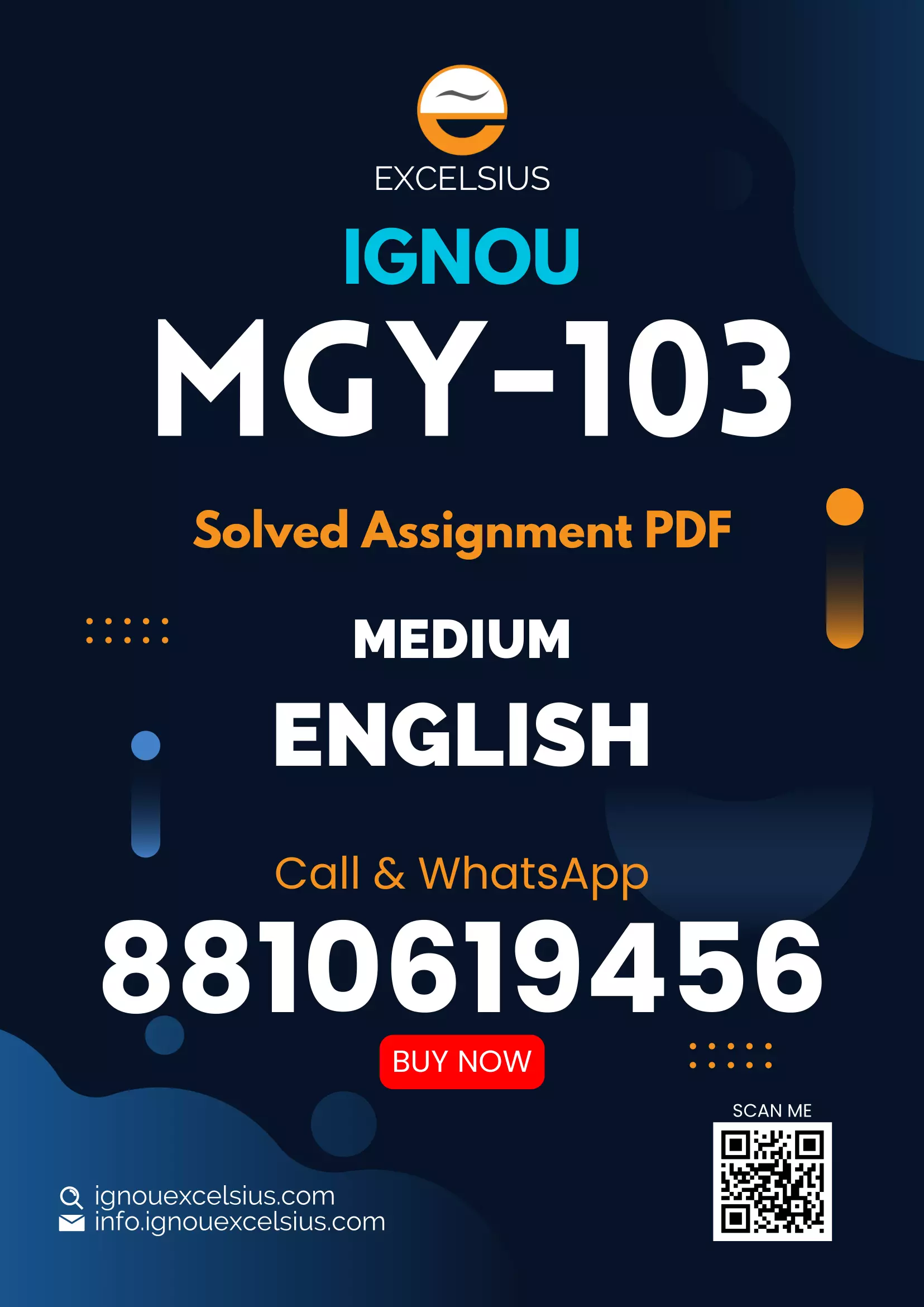 IGNOU MGY-103 - Global Navigation Satellite System and Geographic Information System Latest Solved Assignment-January 2024 - December 2024