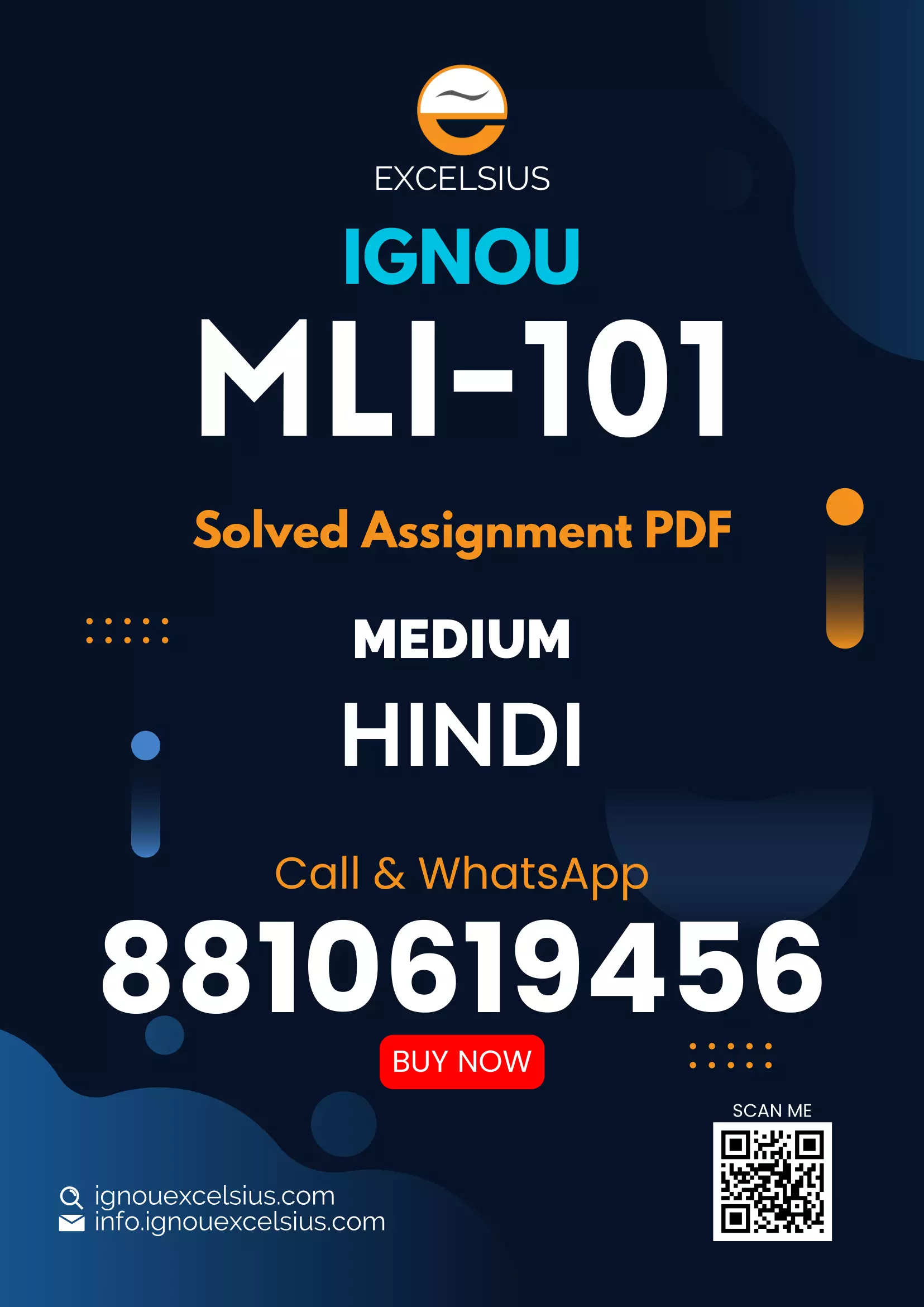 IGNOU MLI-101 - Information, Communication and Society, Latest Solved Assignment-July 2023 – January 2024