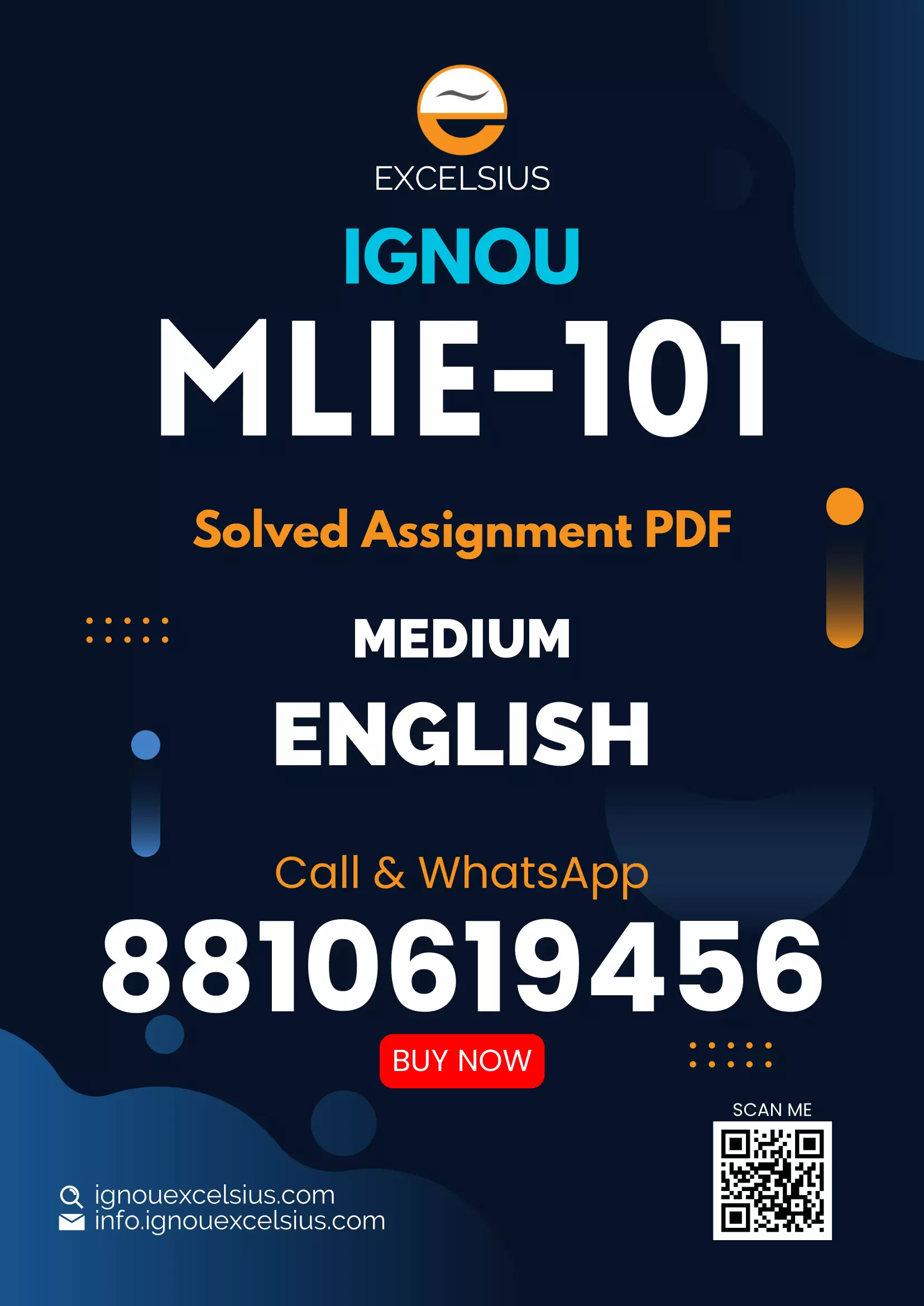 IGNOU MLIE-101 - Preservation and Conservation of Library Materials, Latest Solved Assignment-July 2023 – January 2024