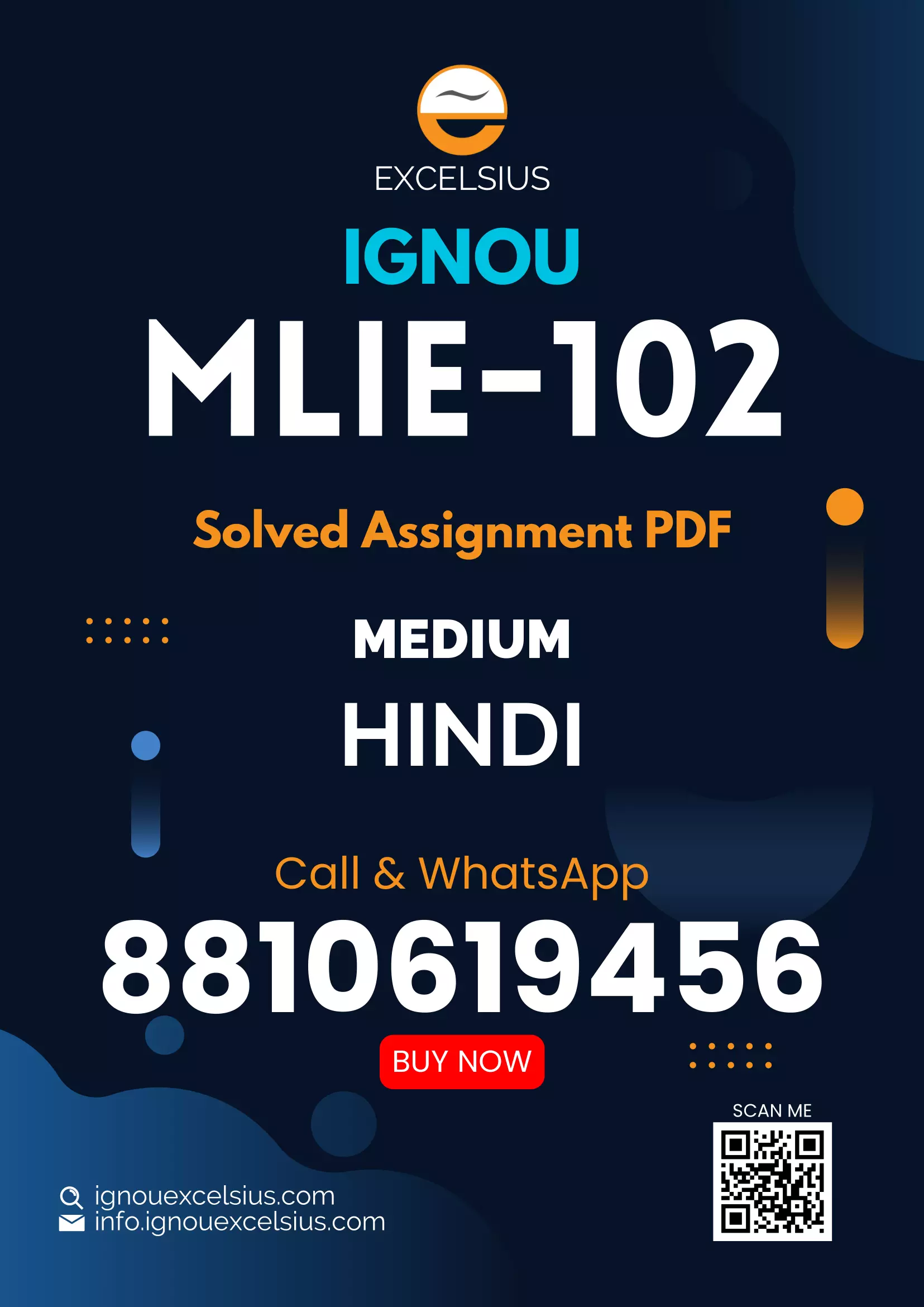 IGNOU MLIE-102 - Research Methodology, Latest Solved Assignment-July 2023 – January 2024