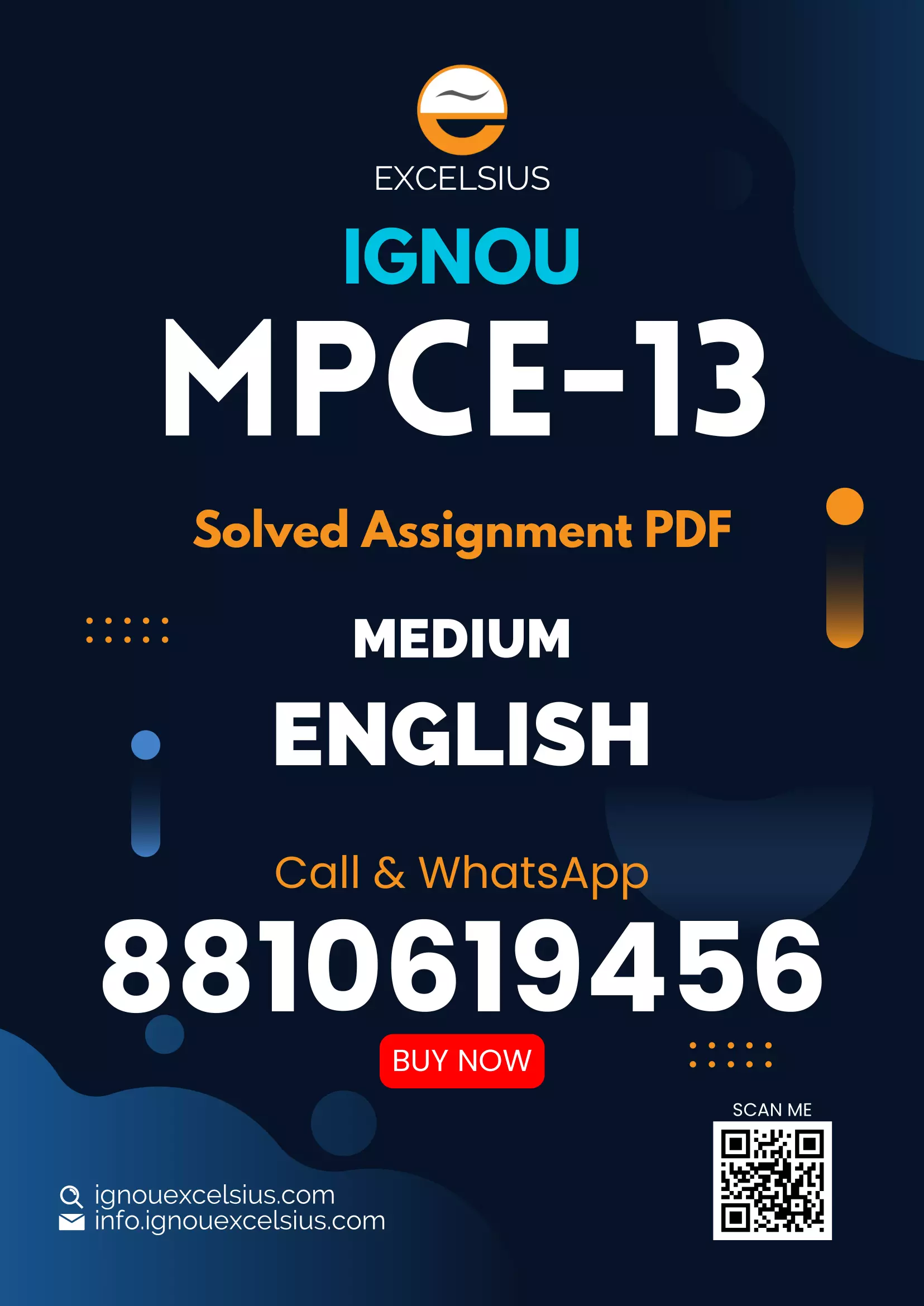 IGNOU MPCE-13 - Psychotherapeutic methods Latest Solved Assignment-July 2023 - January 2024