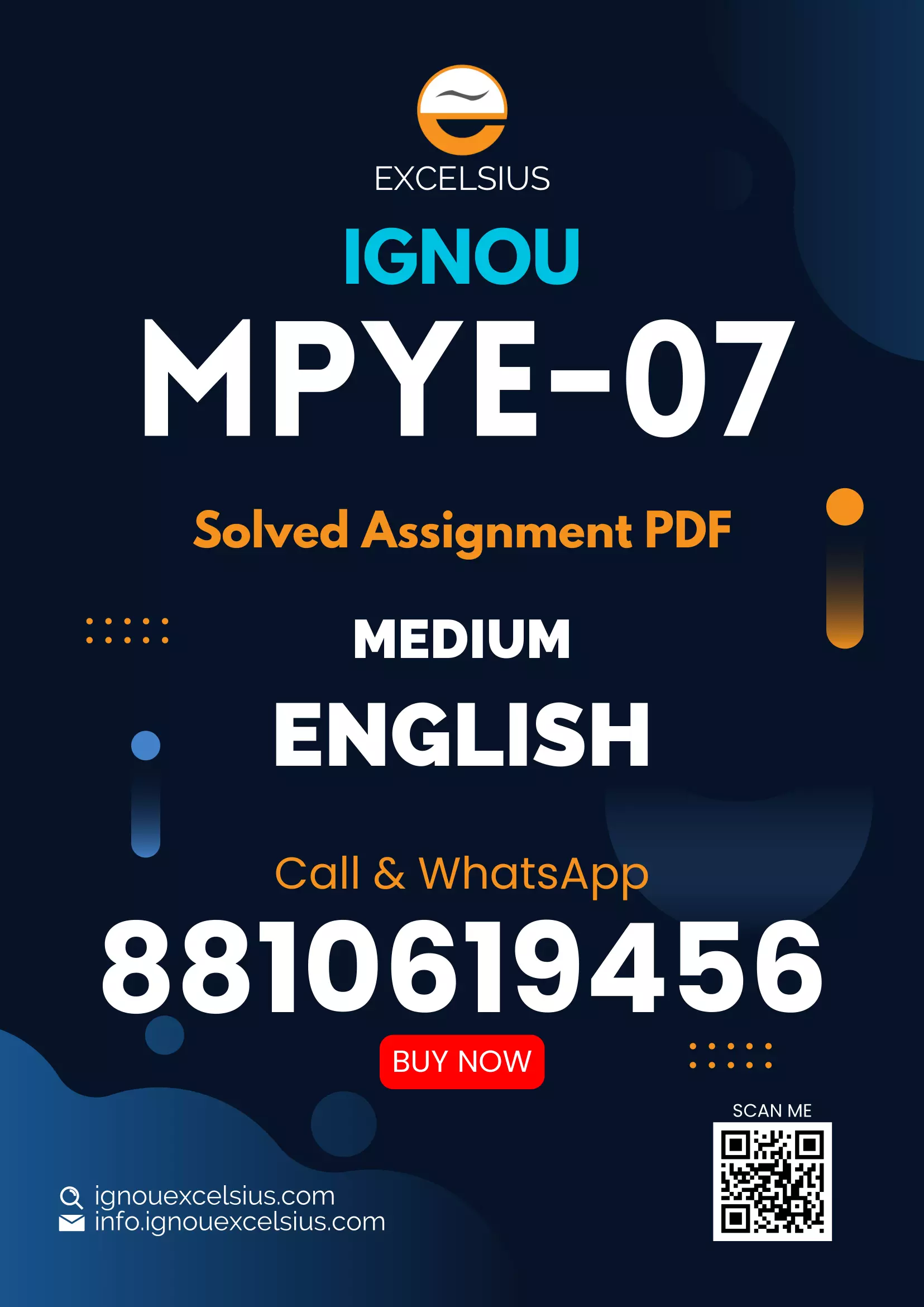 IGNOU MPYE-07 - Research Methodology in Philosophy Latest Solved Assignment-December 2022 - June 2023