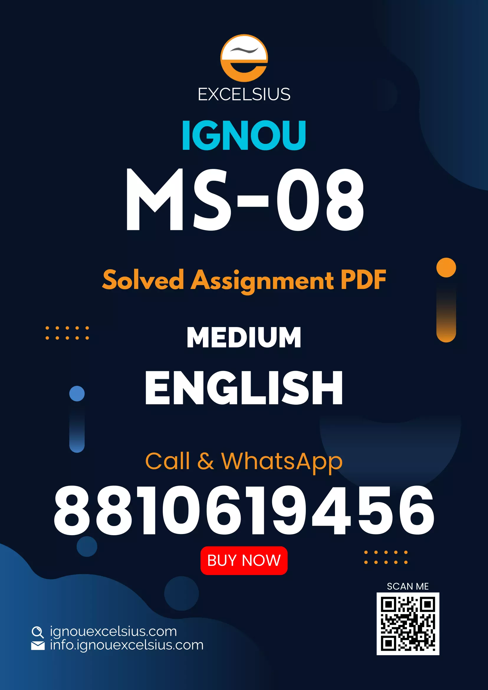 IGNOU MS-08 - Quantitative Analysis for Managerial Applications Latest Solved Assignment-January 2023 - July 2023