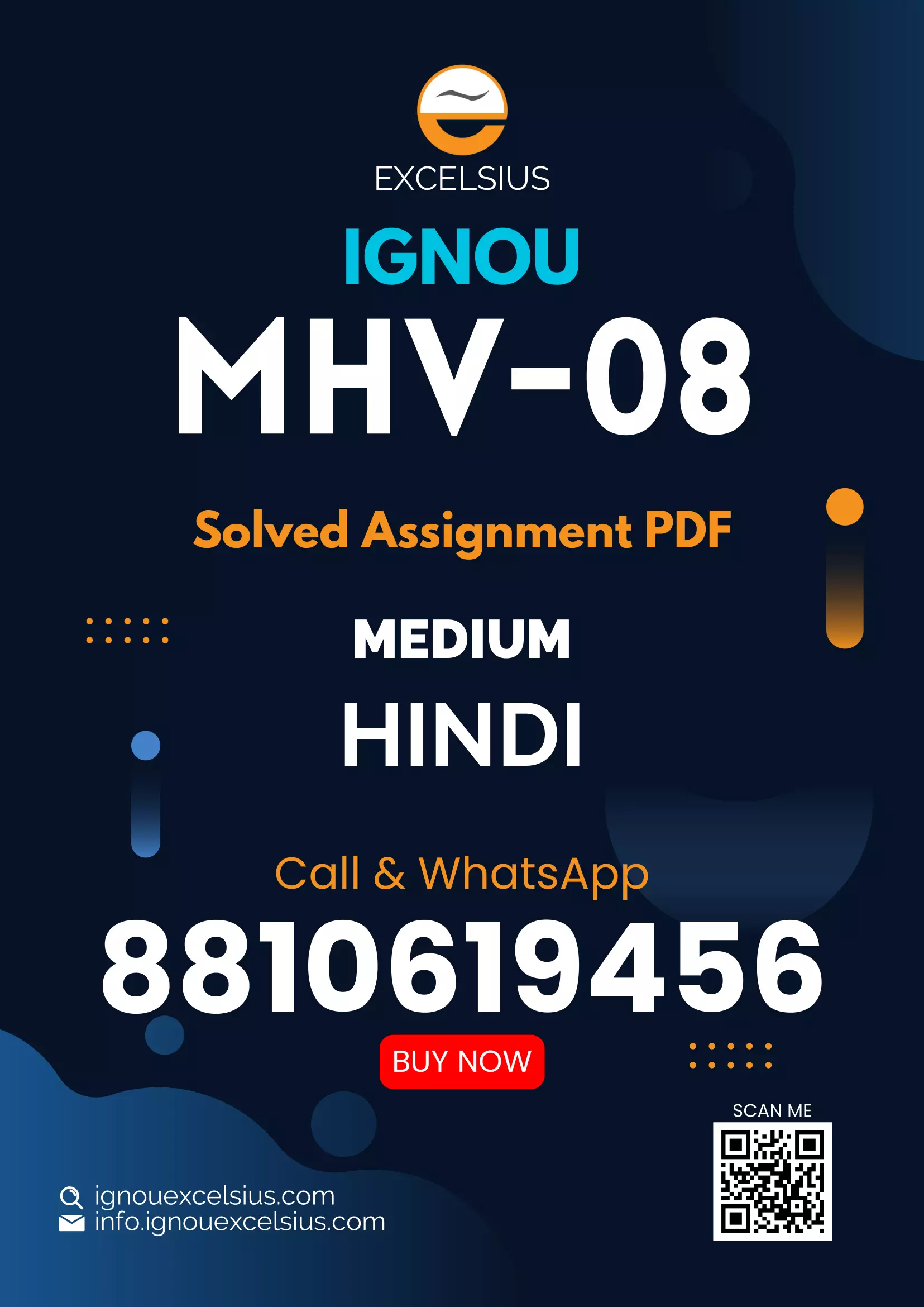 IGNOU MHV-08 - Radio Maadhyam (Part-I) Radio Maadhyam (Part-II) Latest Solved Assignment-July 2023 – January 2024