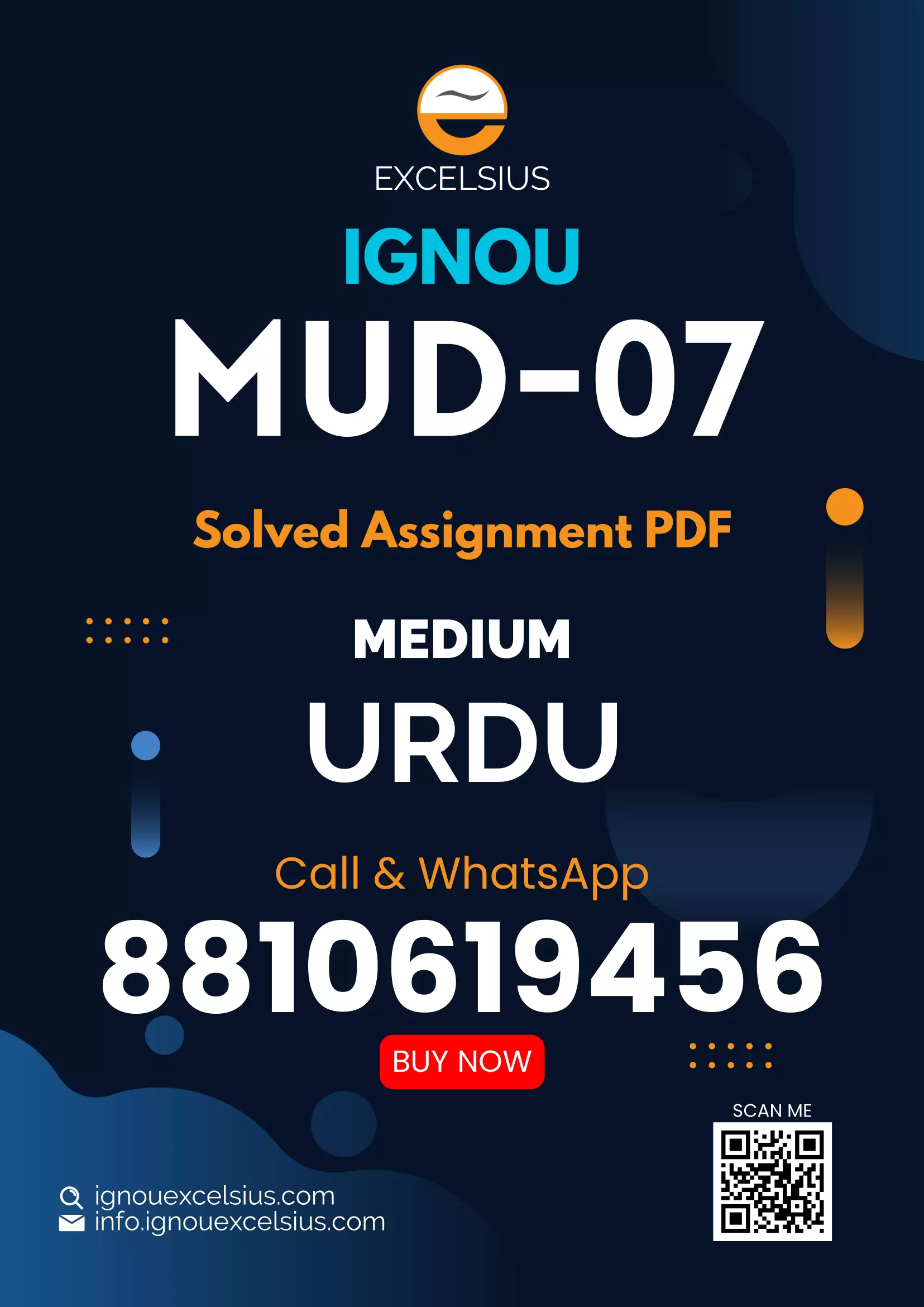 IGNOU MUD-07 - Urdu Nazm Latest Solved Assignment-July 2023 - January 2024