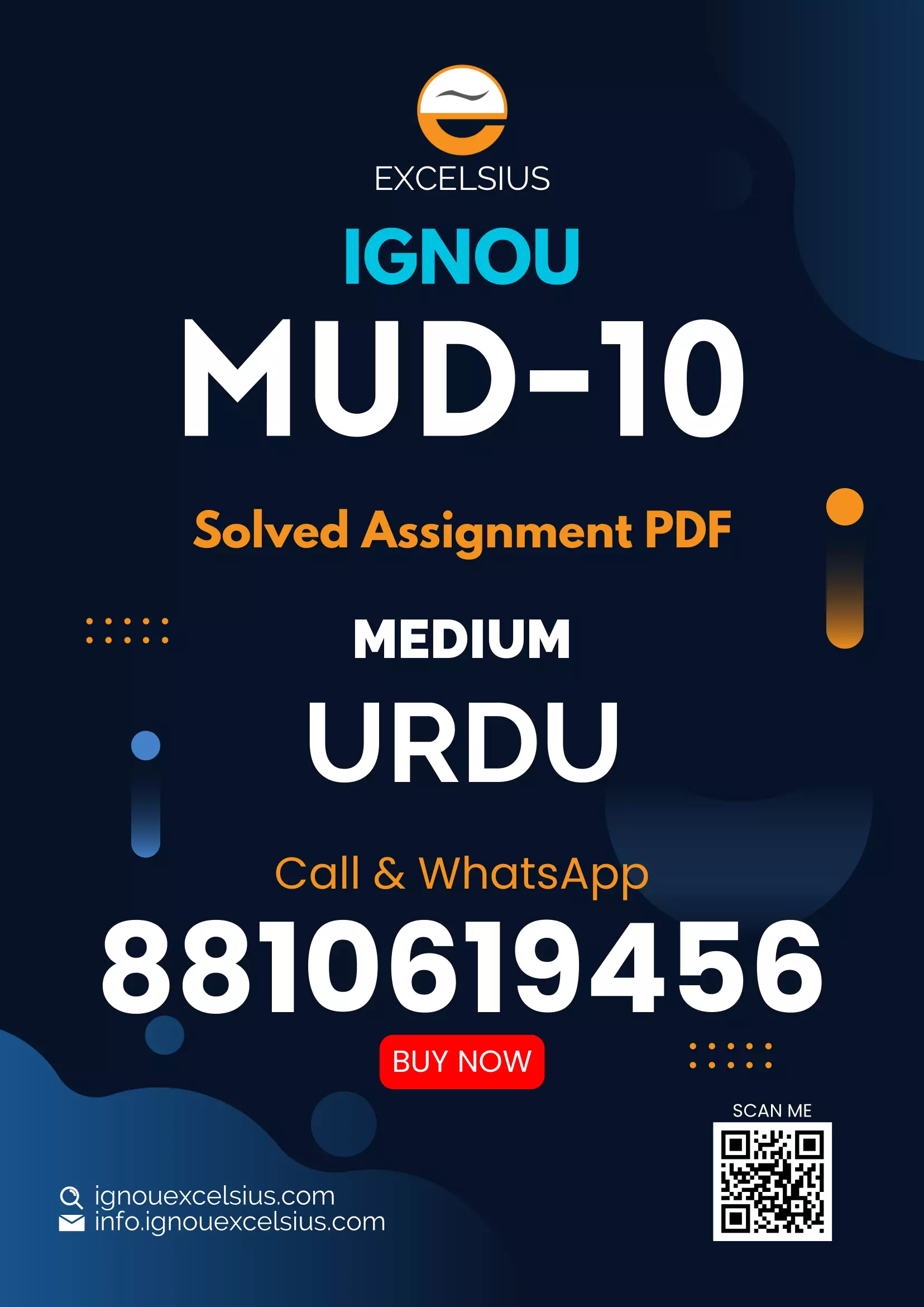 IGNOU MUD-10 - Special Study of Meer Taqi Meer and Mirza Ghalib -July 2023 - January 2024