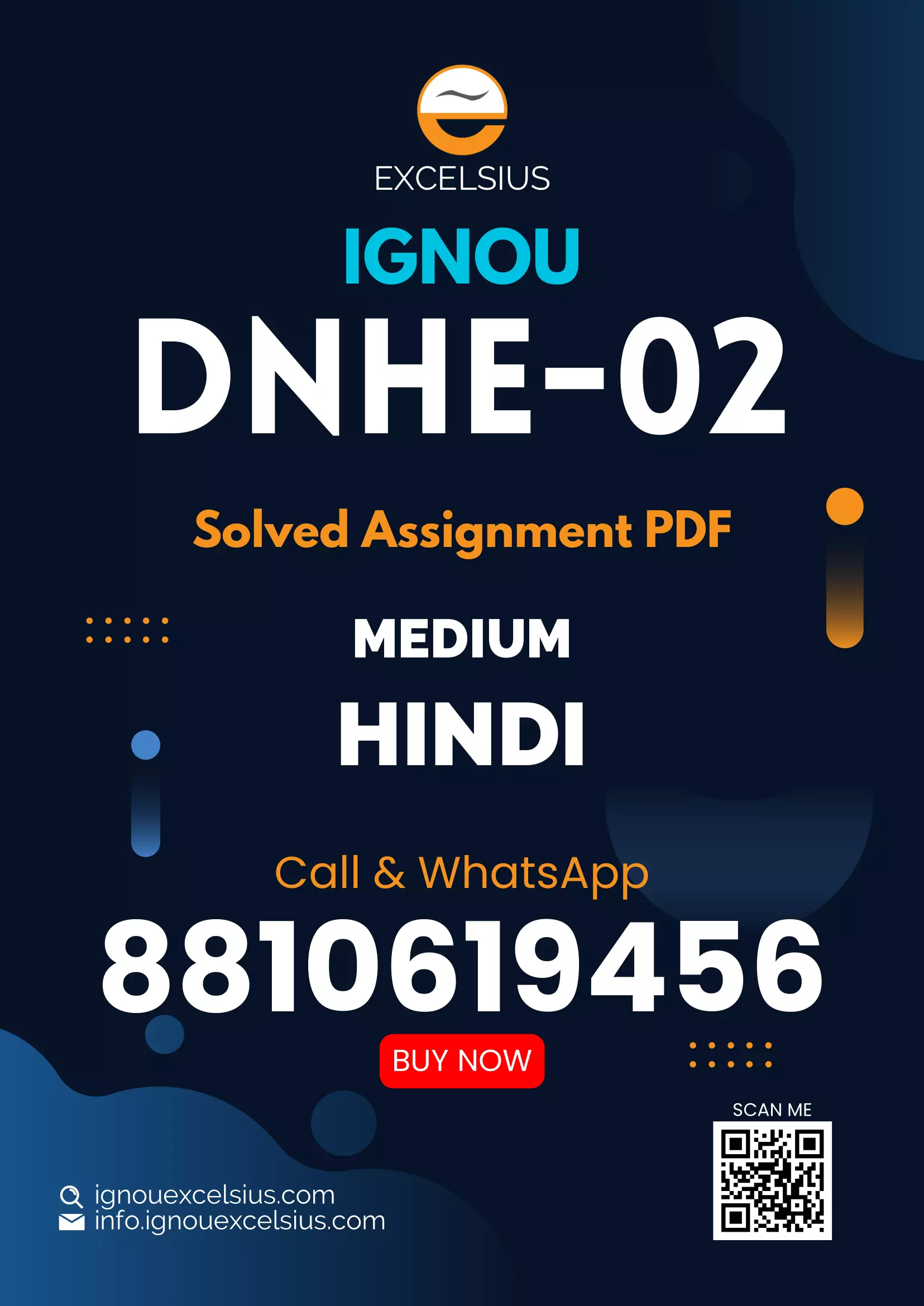 IGNOU DNHE-02 - Public Health and Hygiene, Latest Solved Assignment-January 2024 - July 2024