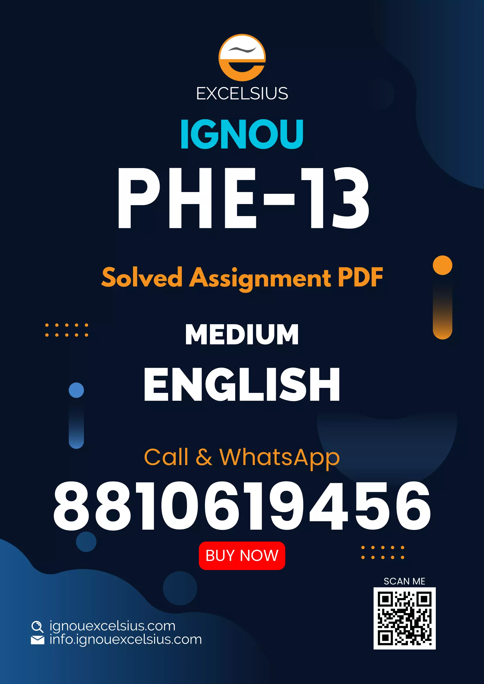 IGNOU PHE-13 - Physics of Solids, Latest Solved Assignment-January 2024 - December 2024