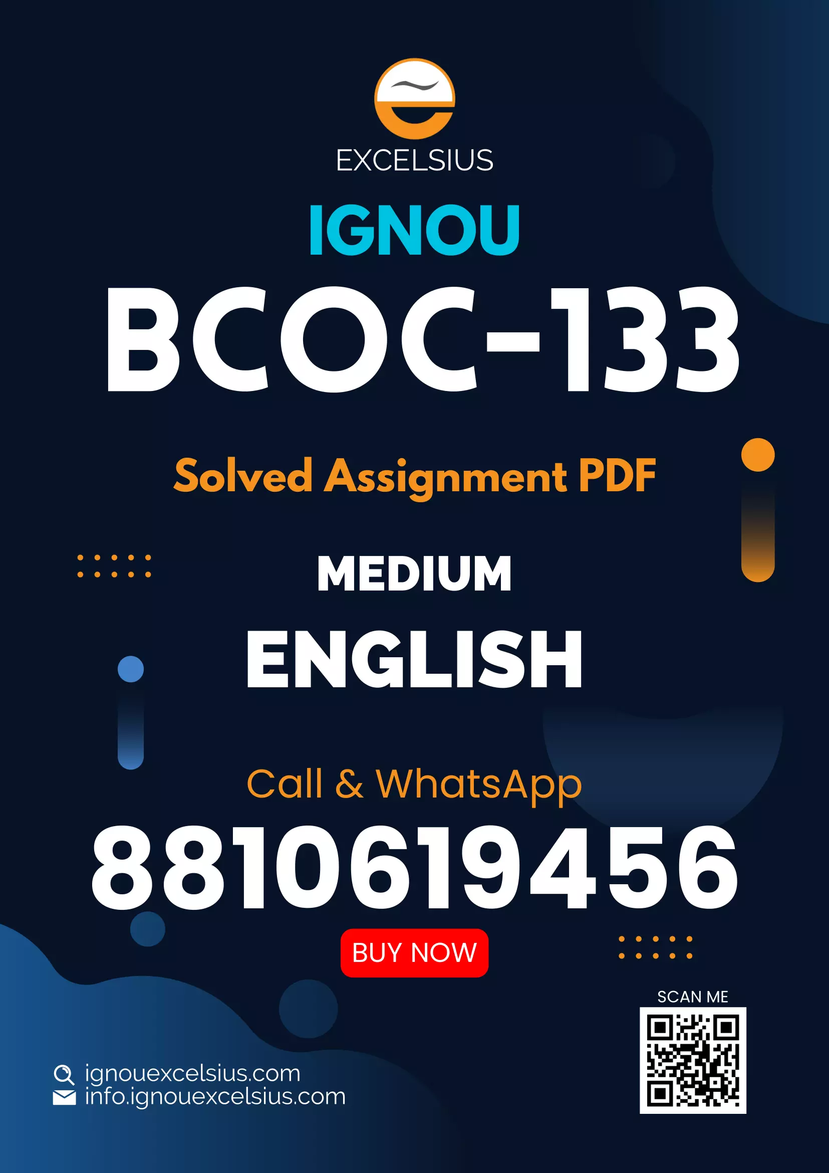 IGNOU BCOC-133 - Business Law, Latest Solved Assignment-January 2024 - December 2024