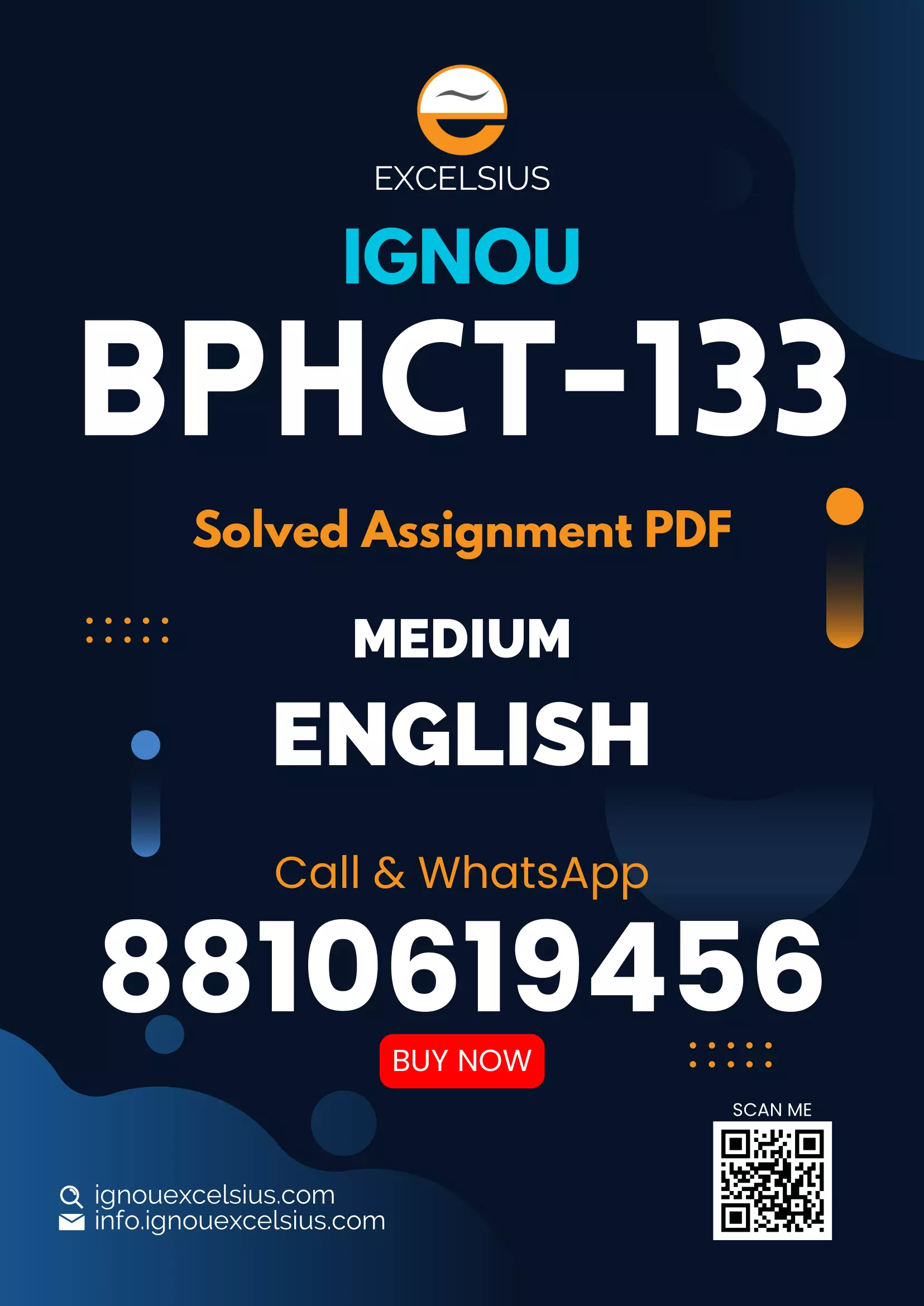 IGNOU BPHCT-133 - Electricity and Magnetism, Latest Solved Assignment-January 2024 - December 2024