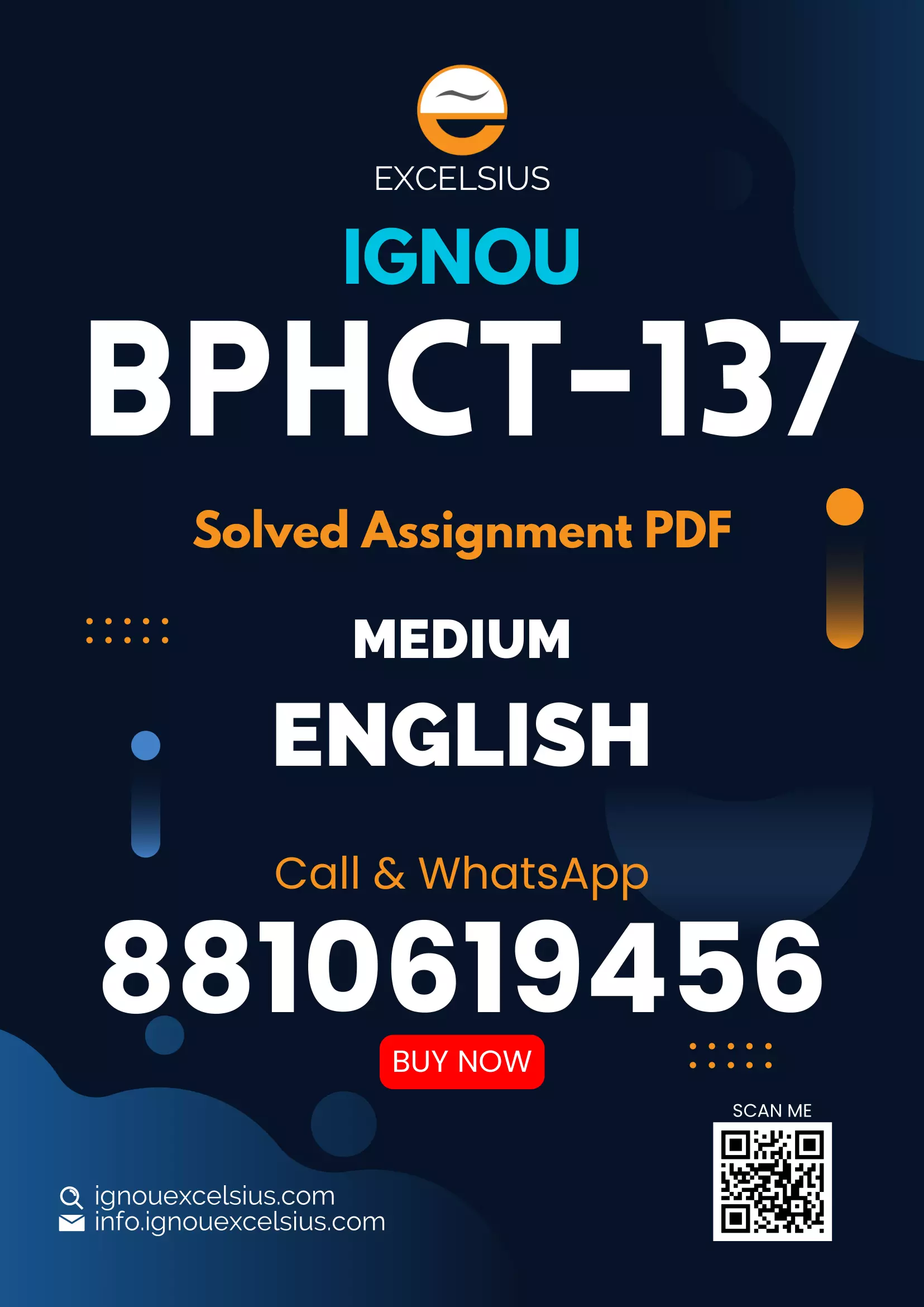 IGNOU BPHCT-137 - Wave and Optics, Latest Solved Assignment-January 2024 - December 2024