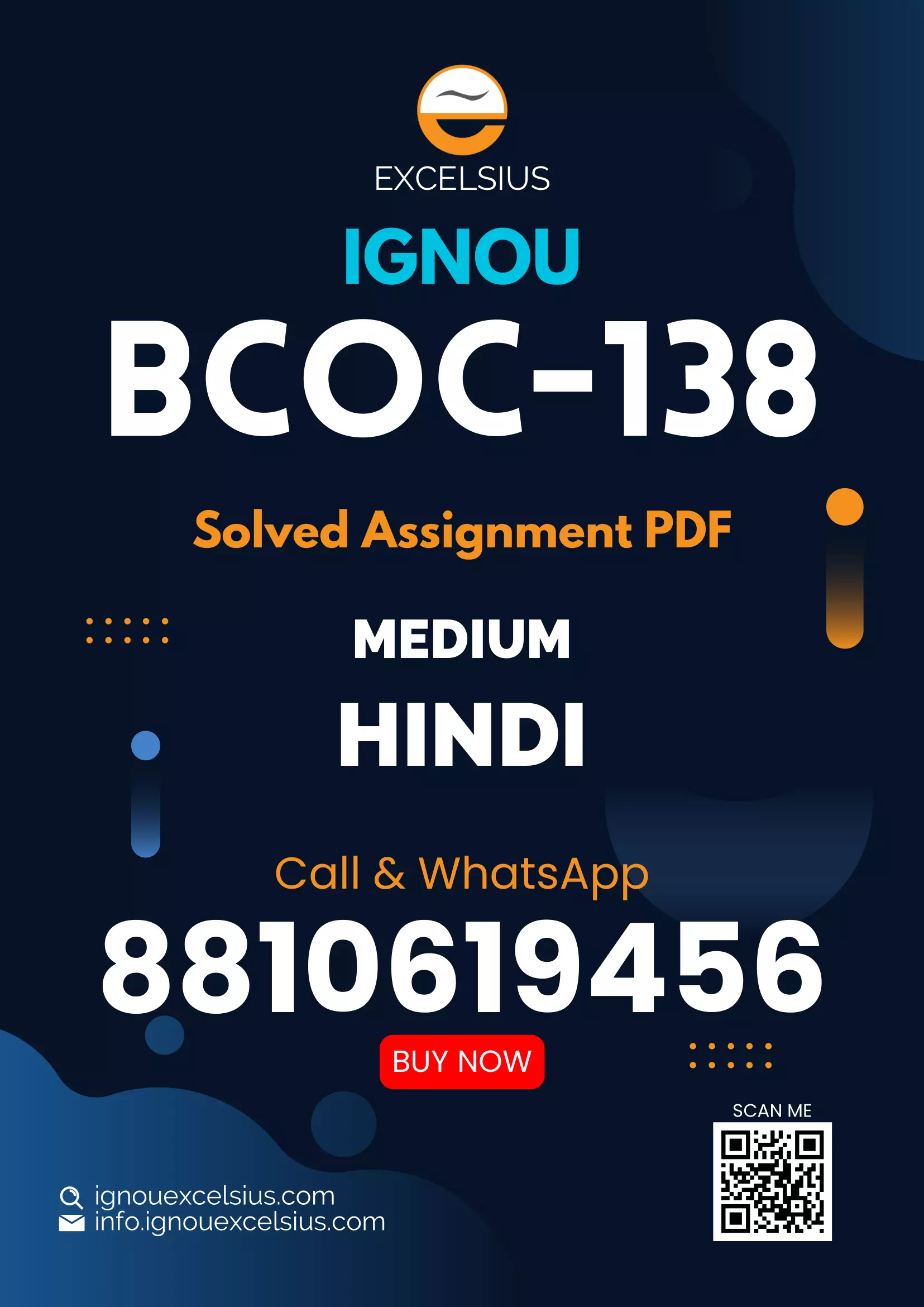 IGNOU BCOC-138 - Cost Accounting, Latest Solved Assignment-January 2024 - December 2024