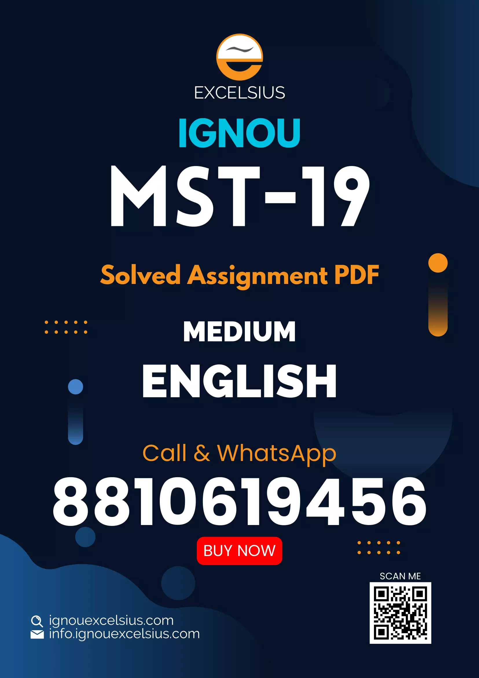 IGNOU MST-19 - Epidemiology and Clinical Trials Latest Solved Assignment-January 2024 - December 2024