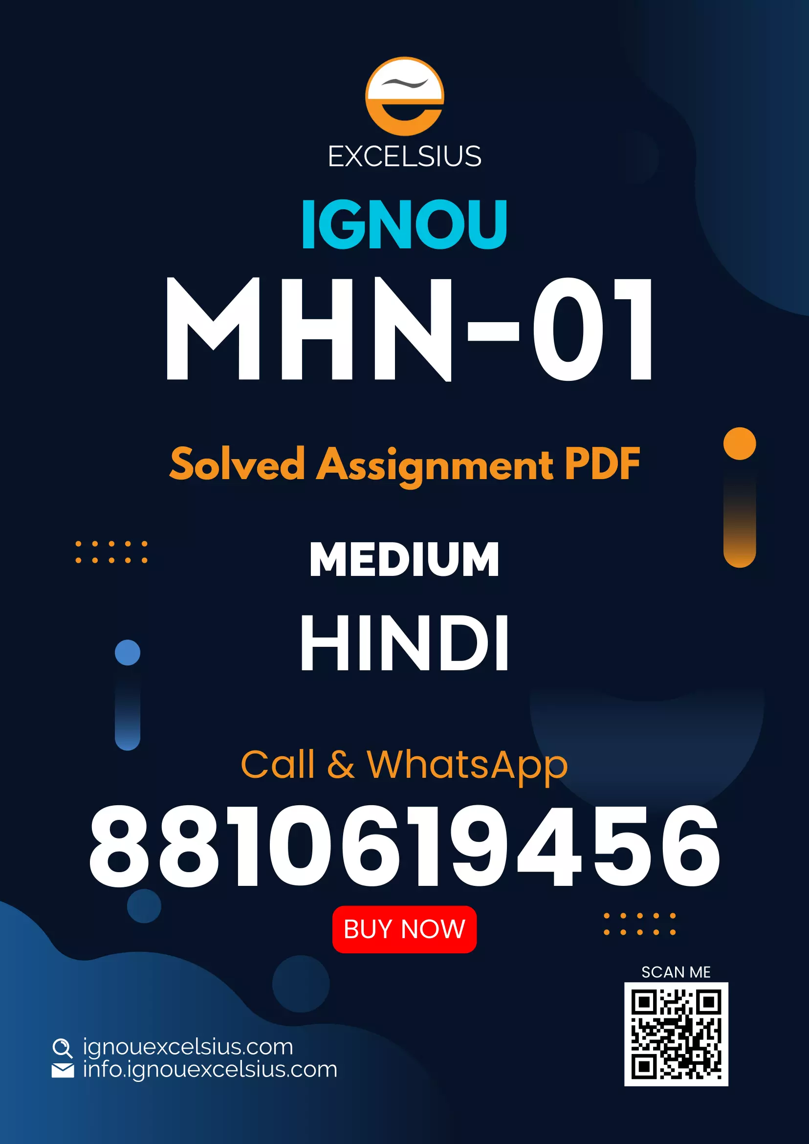IGNOU MHN-01 - Hindoo Adhyayan kee Avadhaarana evan Avaroop Latest Solved Assignment-July 2023 - January 2024