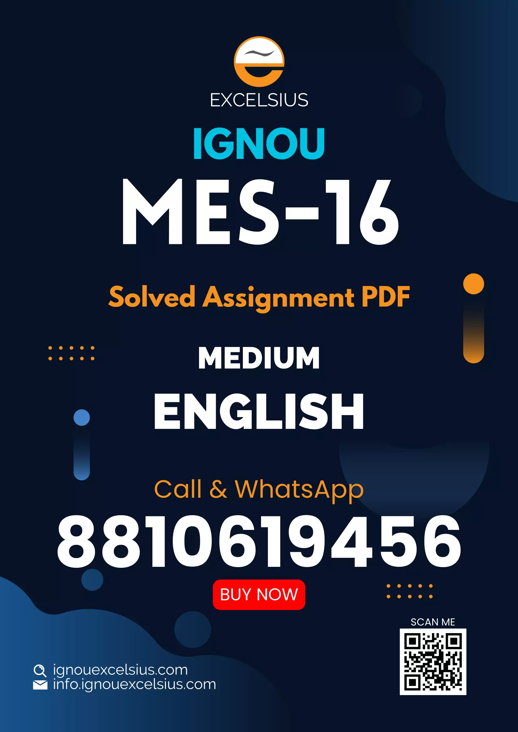 IGNOU MES-16 - Educational Research, Latest Solved Assignment-January 2024 - July 2024