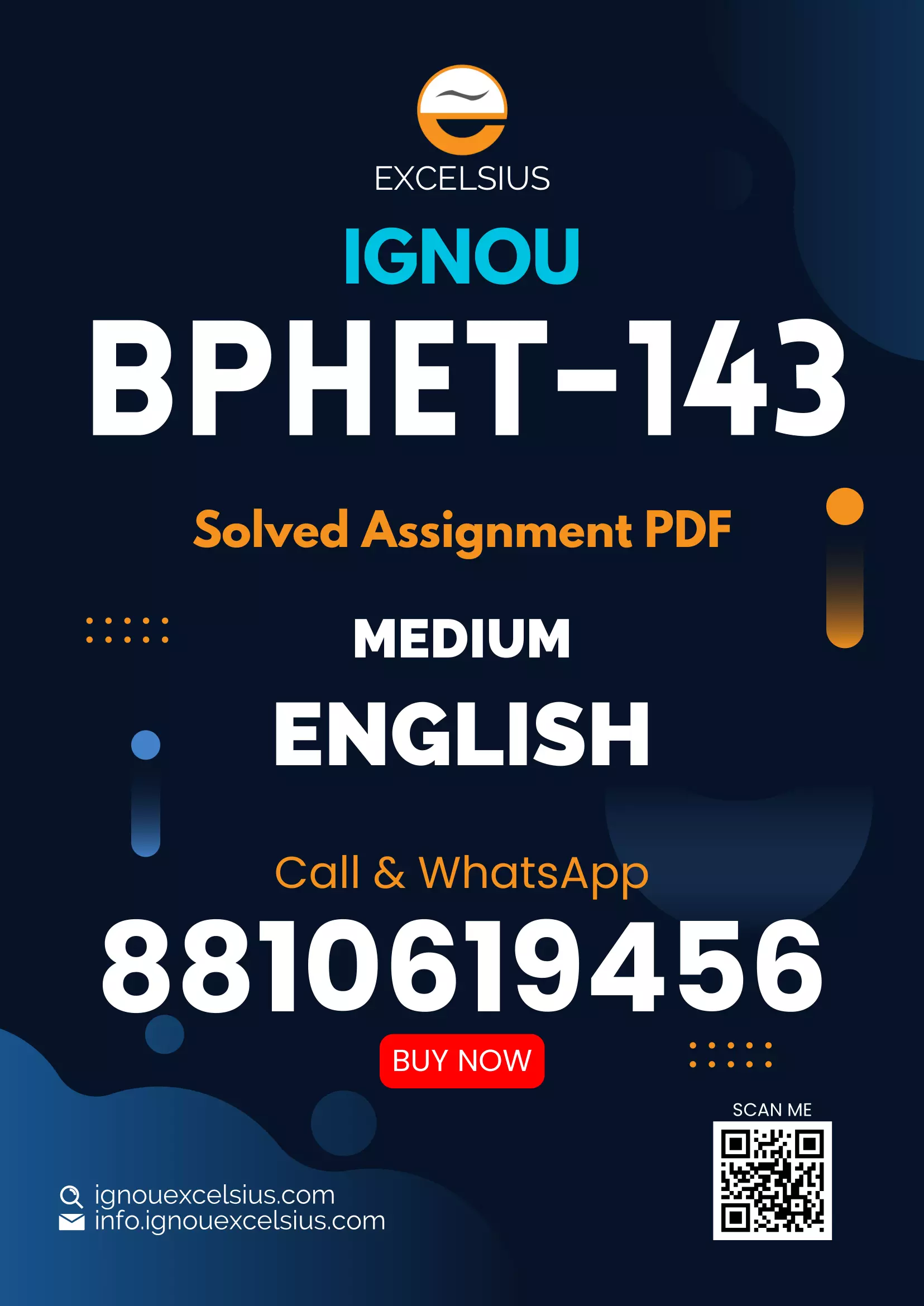 IGNOU BPHET-143 - Digital and Analog Circuits and Instrumentation Latest Solved Assignment-January 2024 - December 2024