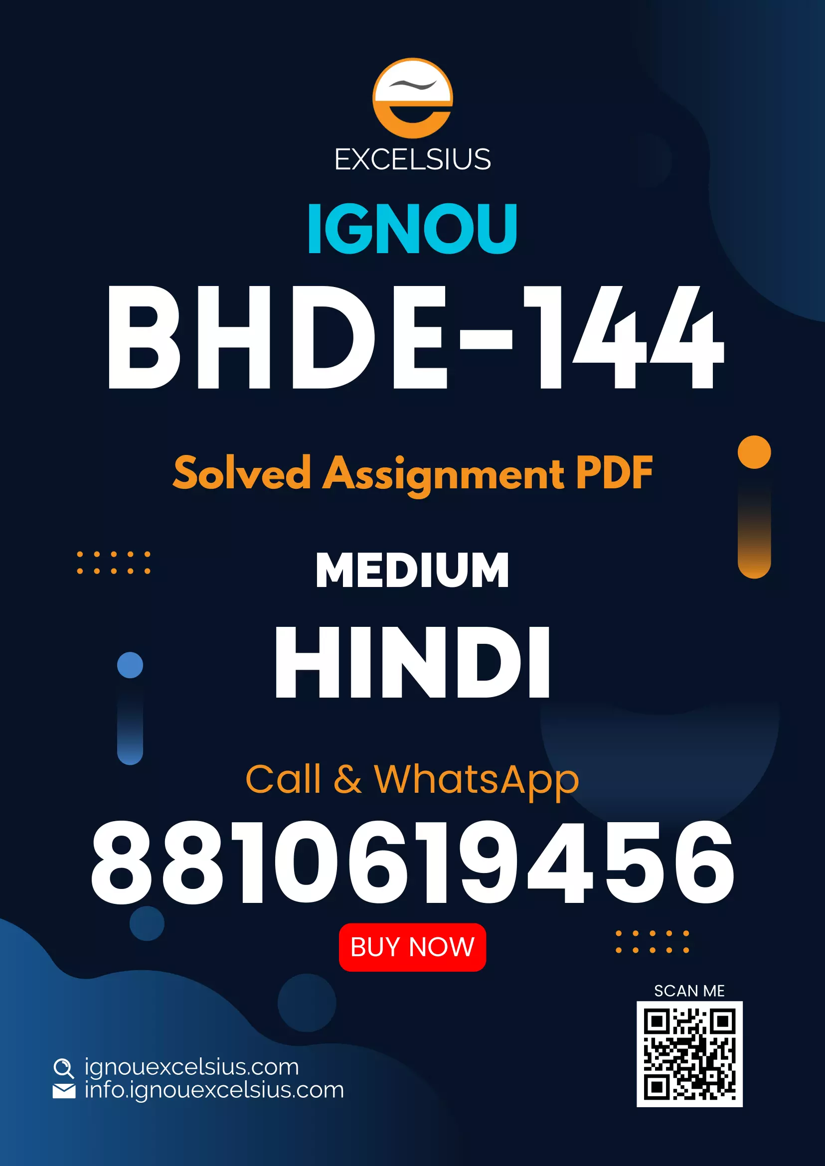 IGNOU BHDE-144 - Chhayavad, Latest Solved Assignment-January 2024 - July 2024